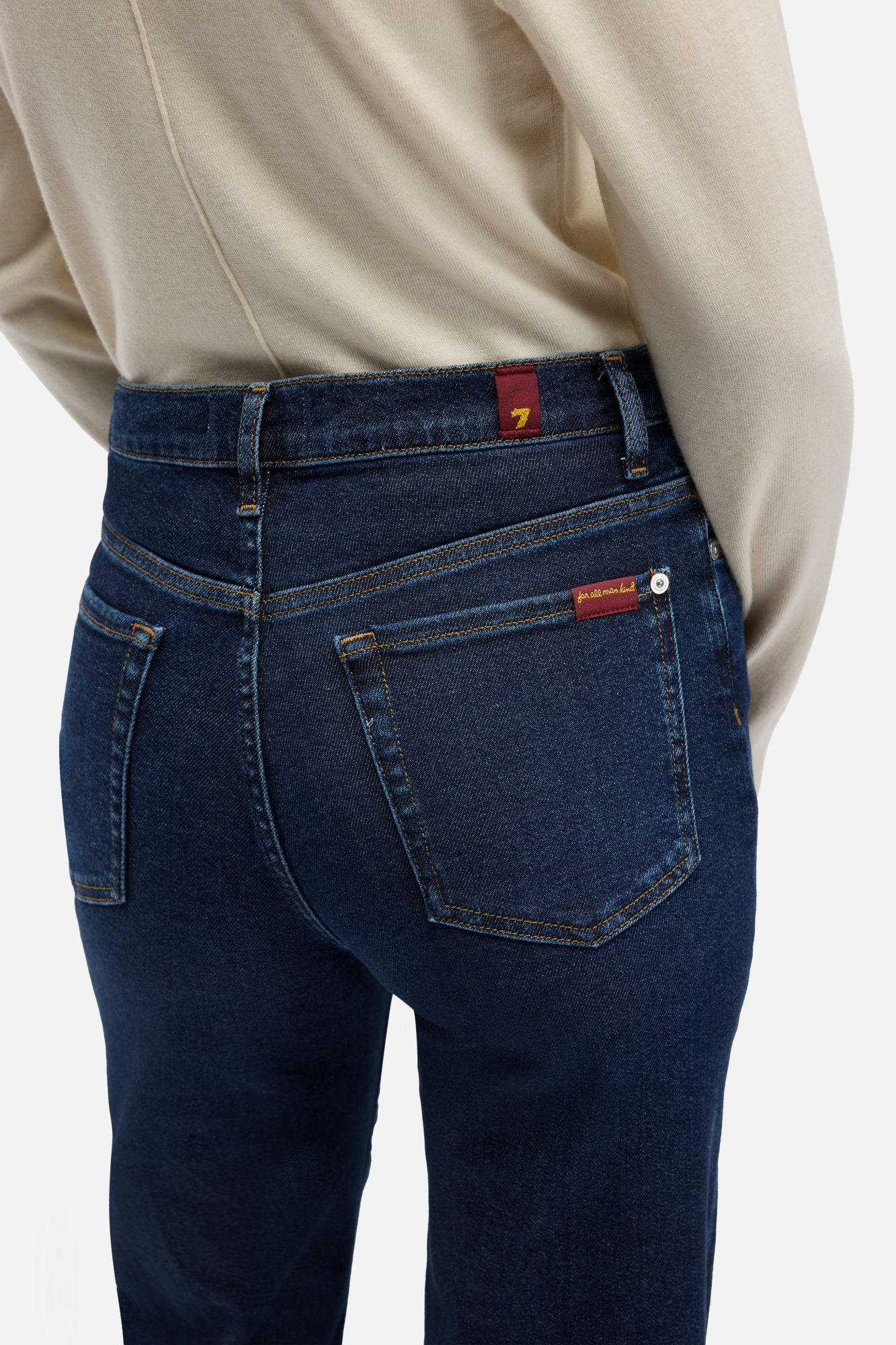7-for-all-mankind-luxe-vintage-modern-dojo-flare-jeans-bluecrest-damen image 4