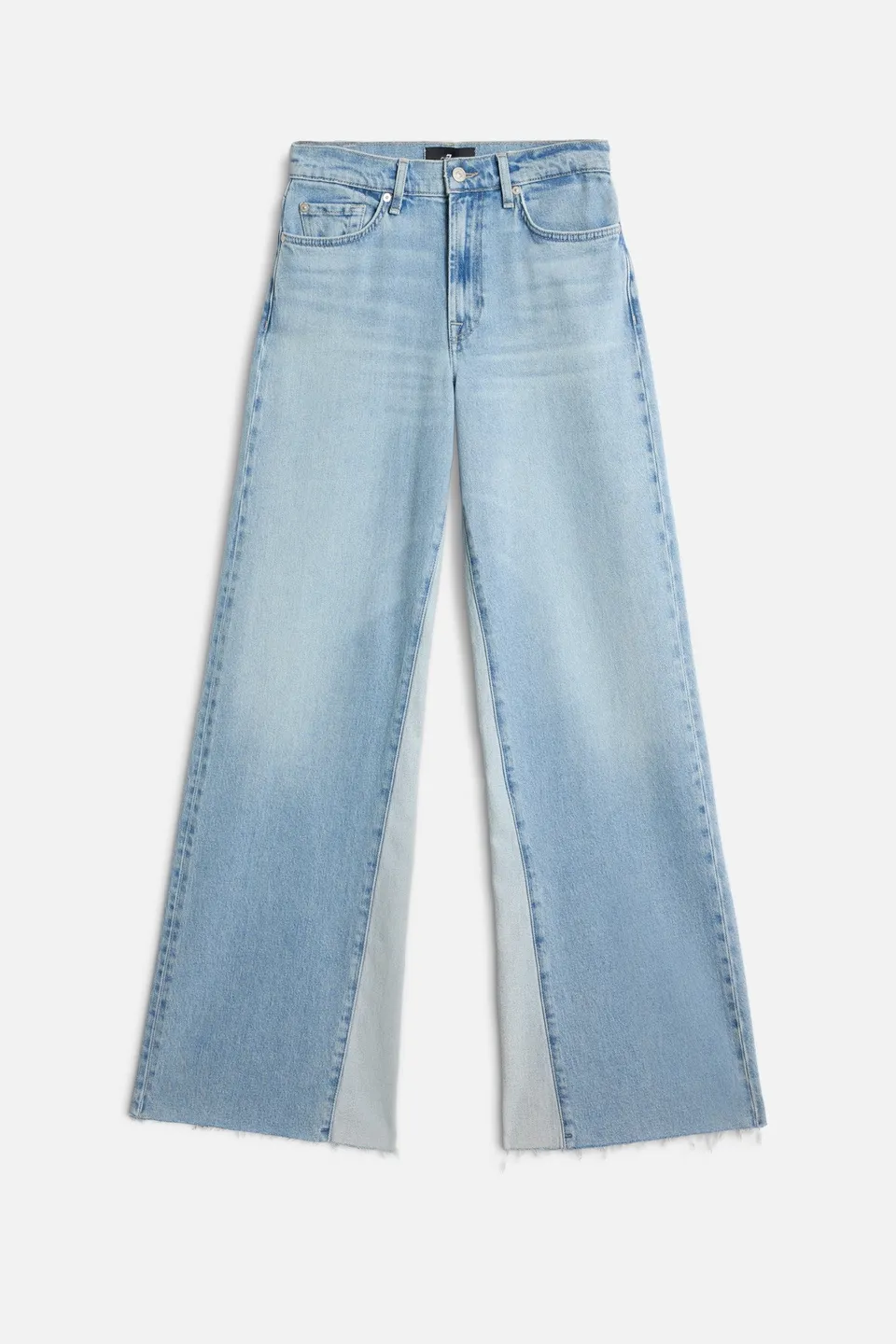 7-for-all-mankind-paneled-lotta-seabreeze-two-tone-wide-leg-damenjeans image 1