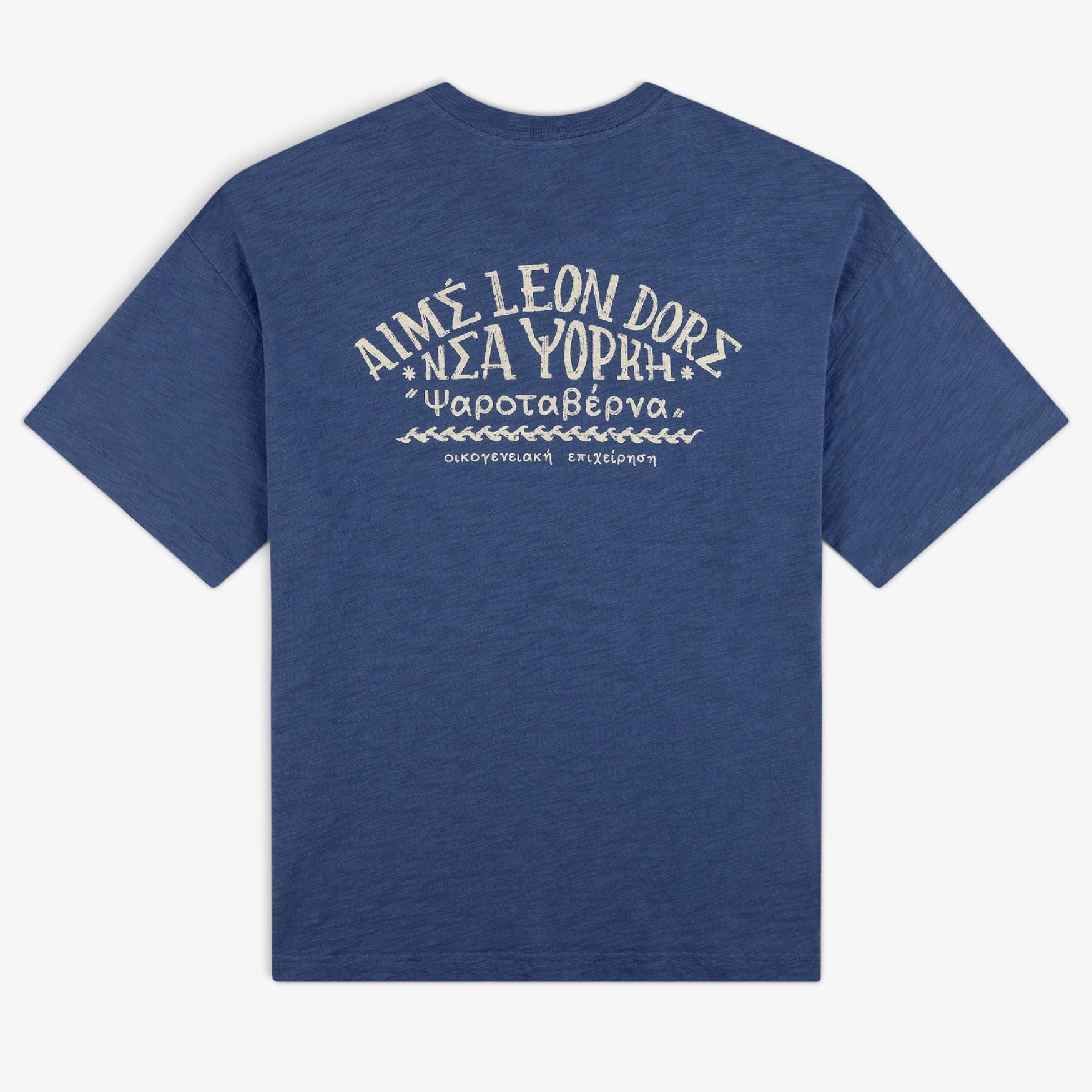 aim-leon-dore-taverna-t-shirt-boxy-fit-blau image 1