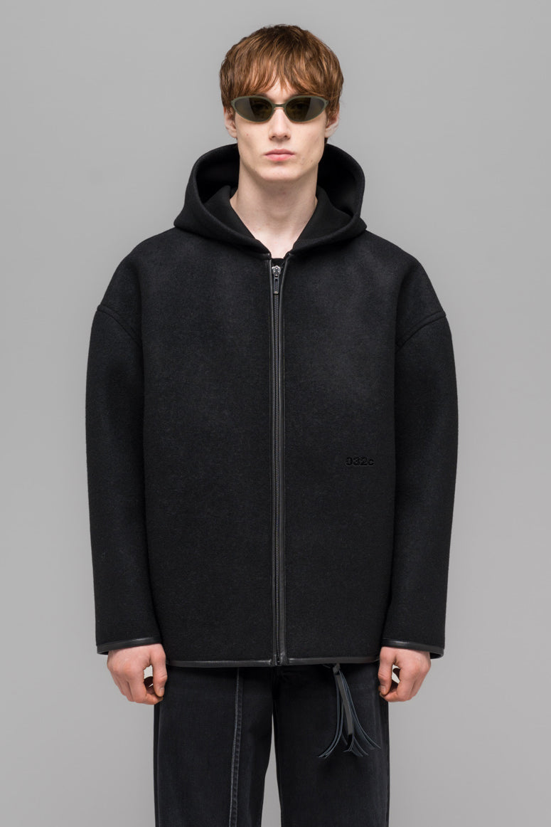 032c-neoprene-zip-up-hooded-jacket-kapuzenjacke image 2