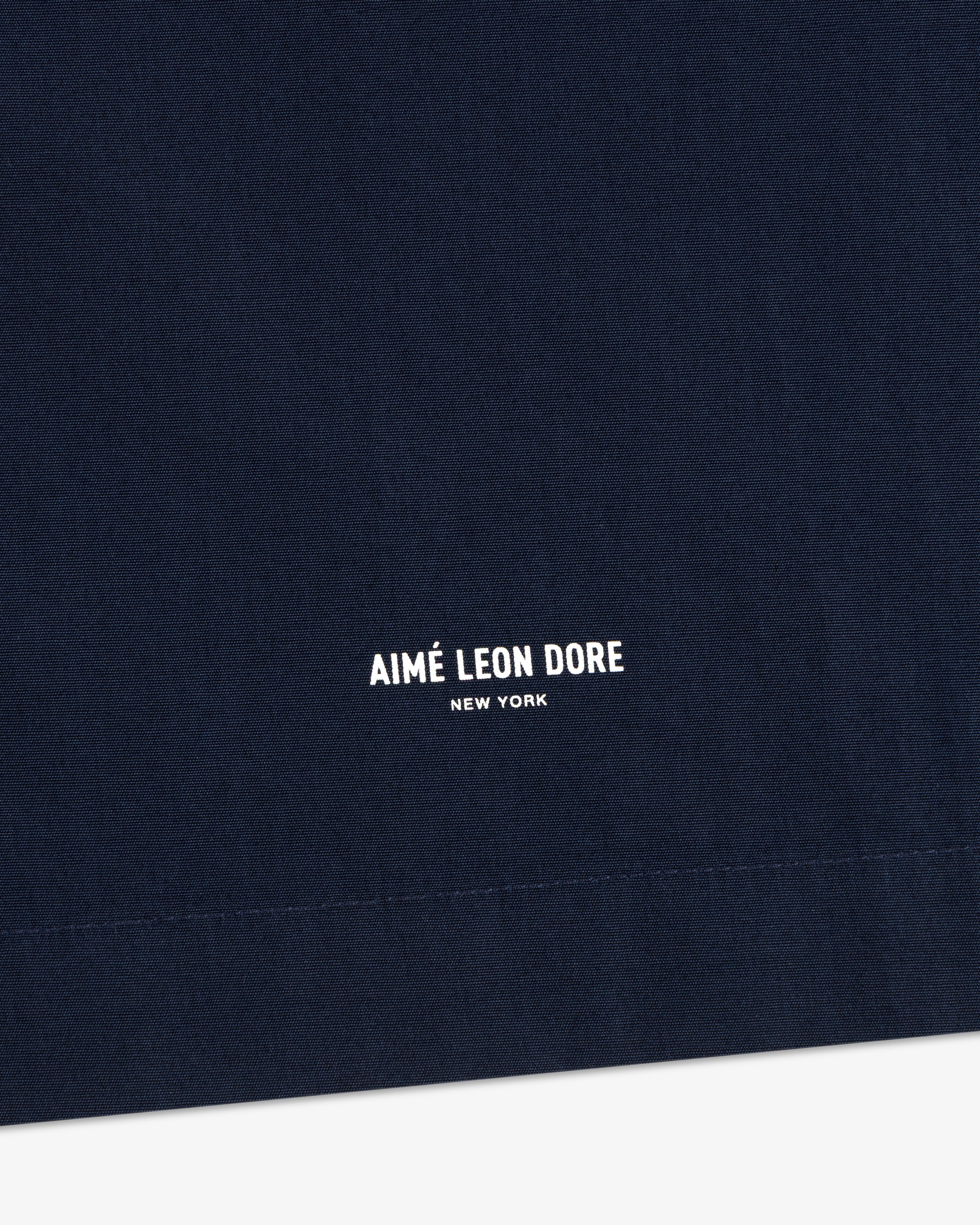 aim-leon-dore-poplin-casual-shirt-navy-herren-hemd image 4