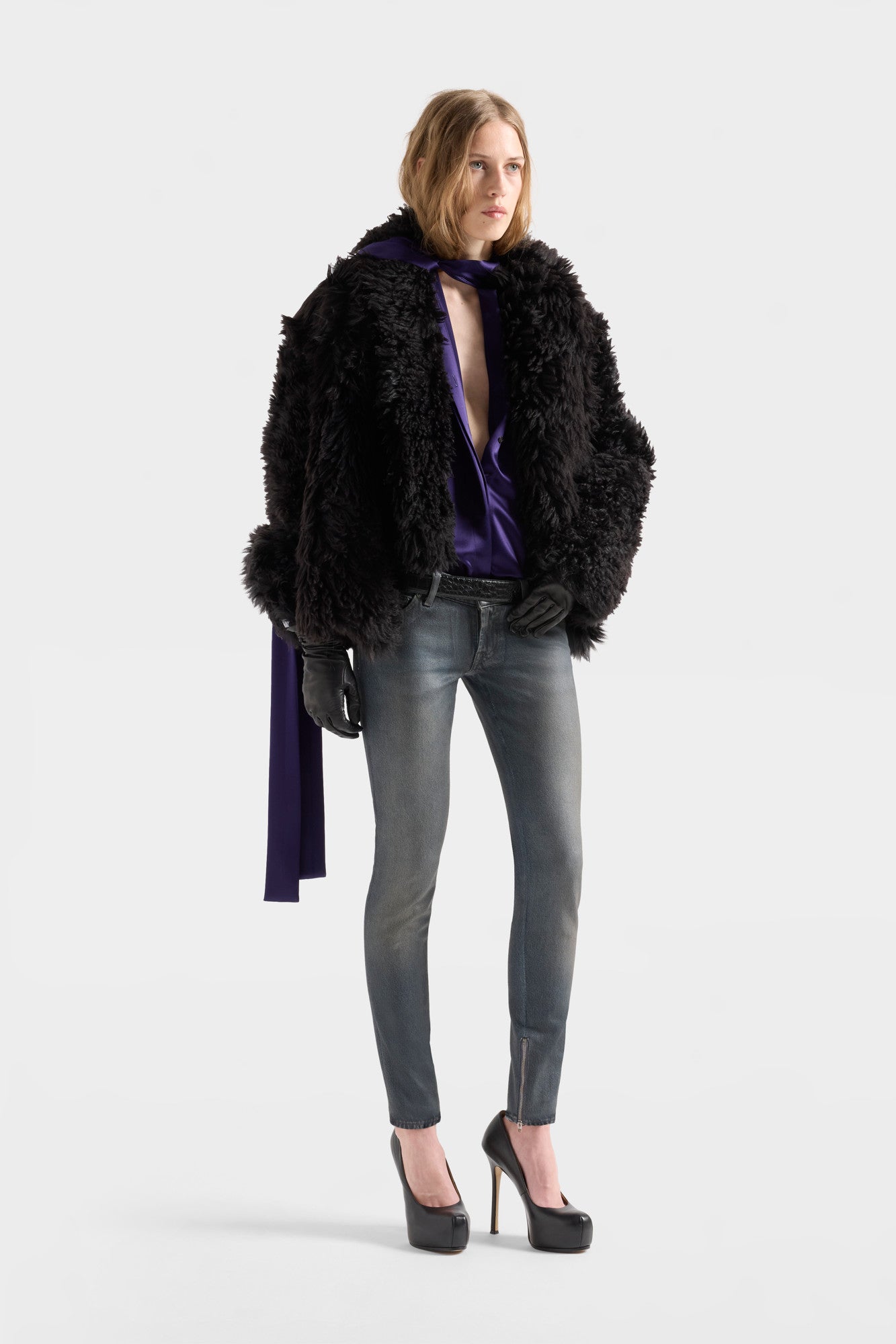 7-for-all-mankind-long-sleeve-bow-shirt-bluse-in-satin-icevine image 2