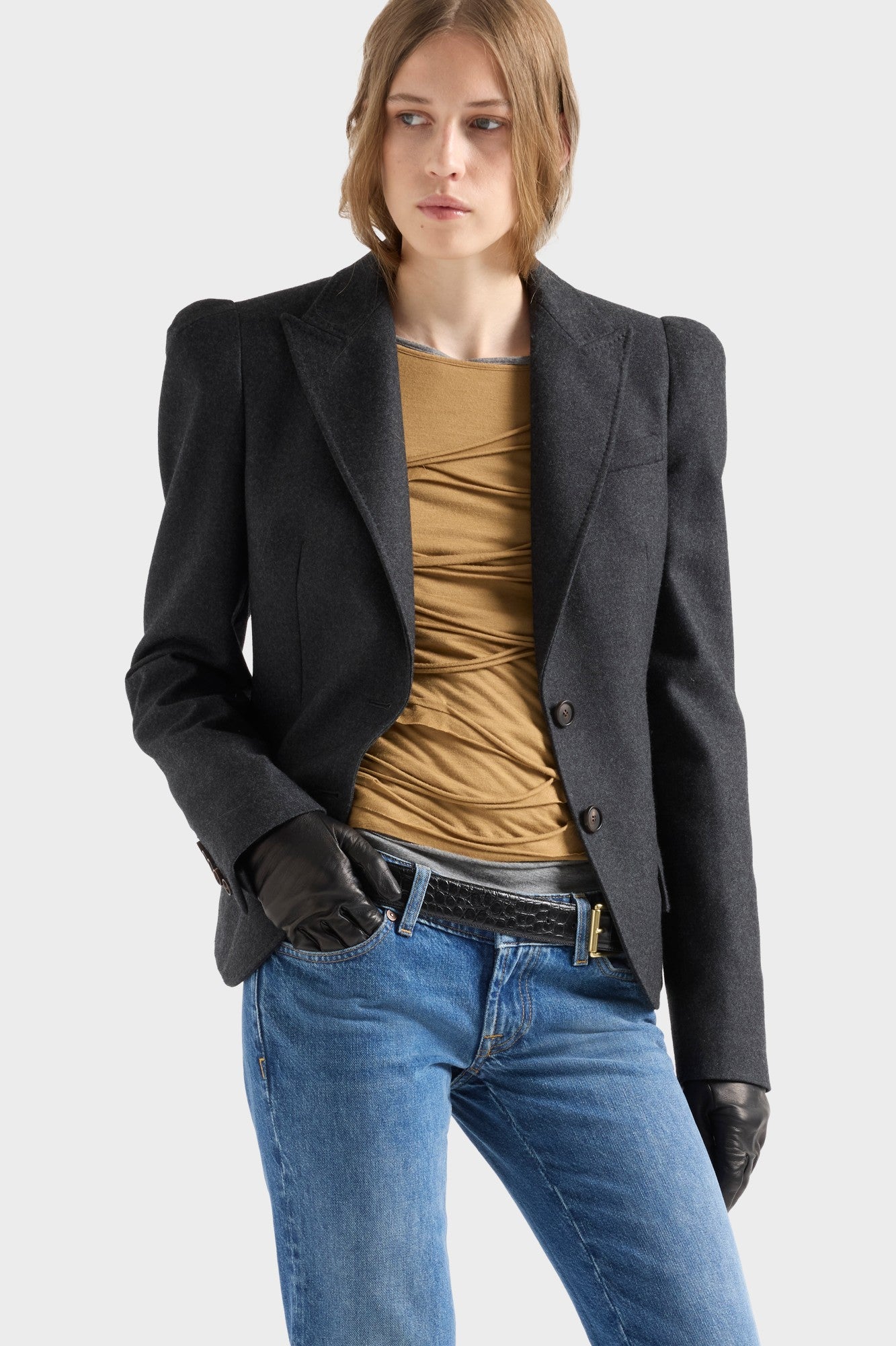 7-for-all-mankind-high-shoulder-blazer-wool-mink-damen image 3