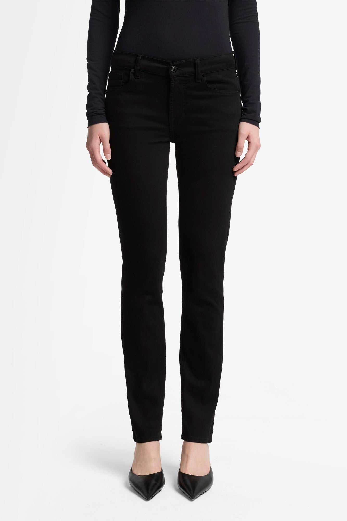 7-for-all-mankind-roxanne-b-air-rinsed-black-damen-slim-jeans image 3