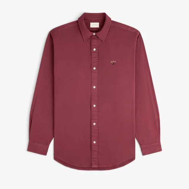 aim-leon-dore-garment-dyed-leon-overshirt-rot image 1