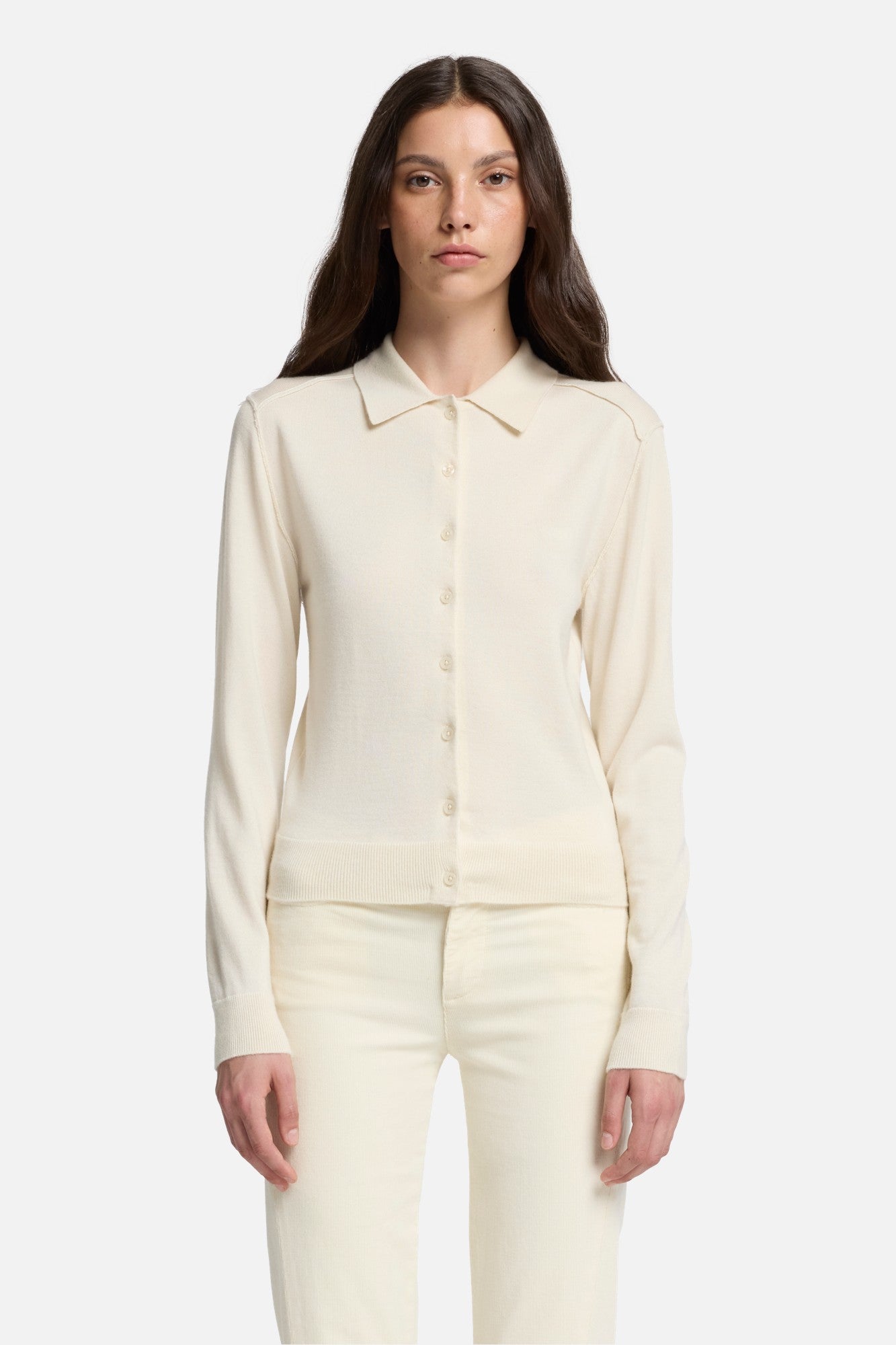 7-for-all-mankind-cashmere-polo-cardigan-ice-white-100-kaschmir image 3