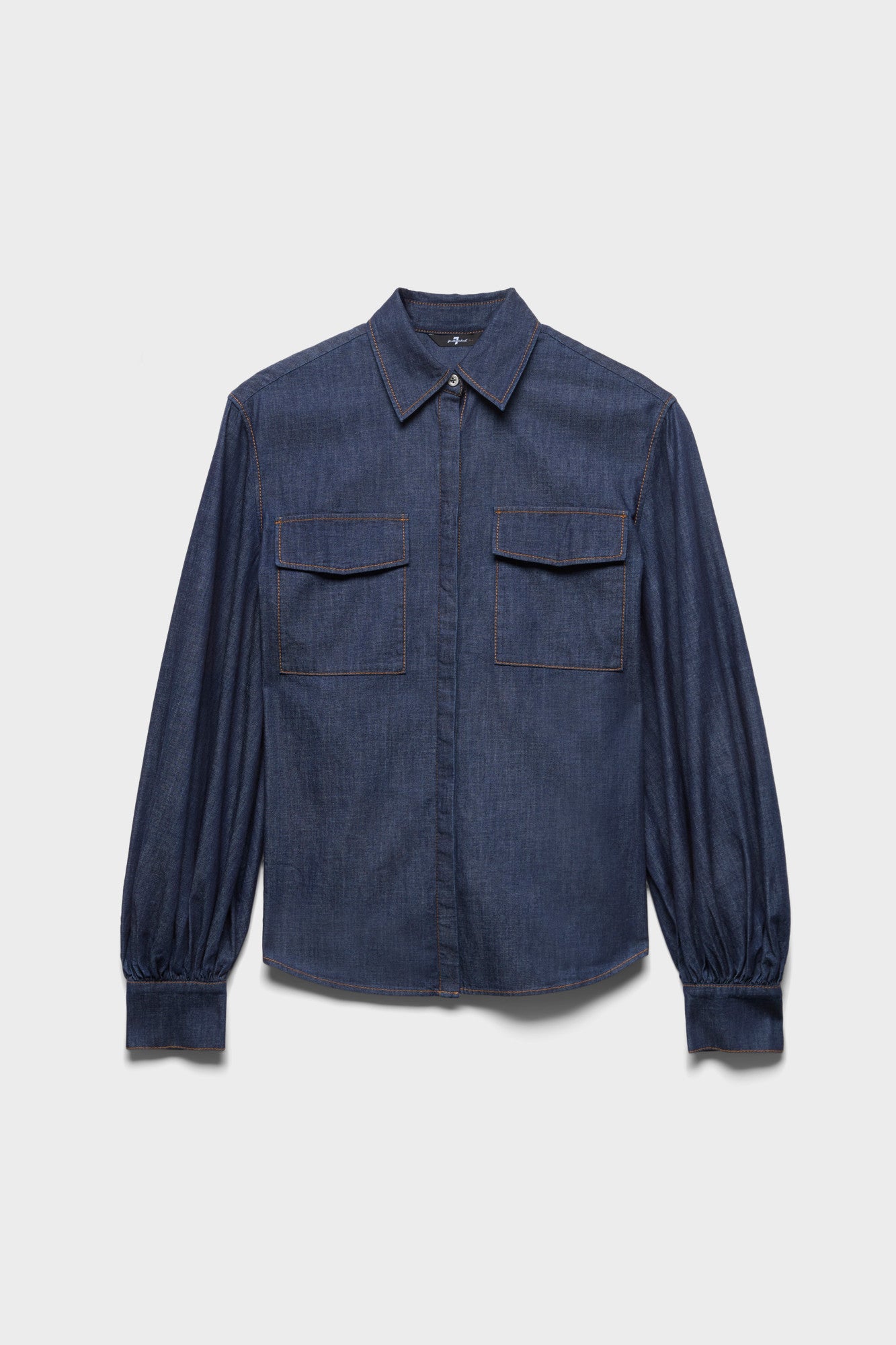 7-for-all-mankind-long-sleeve-regular-shirt-denim-abyss-damen-denimhemd image 1