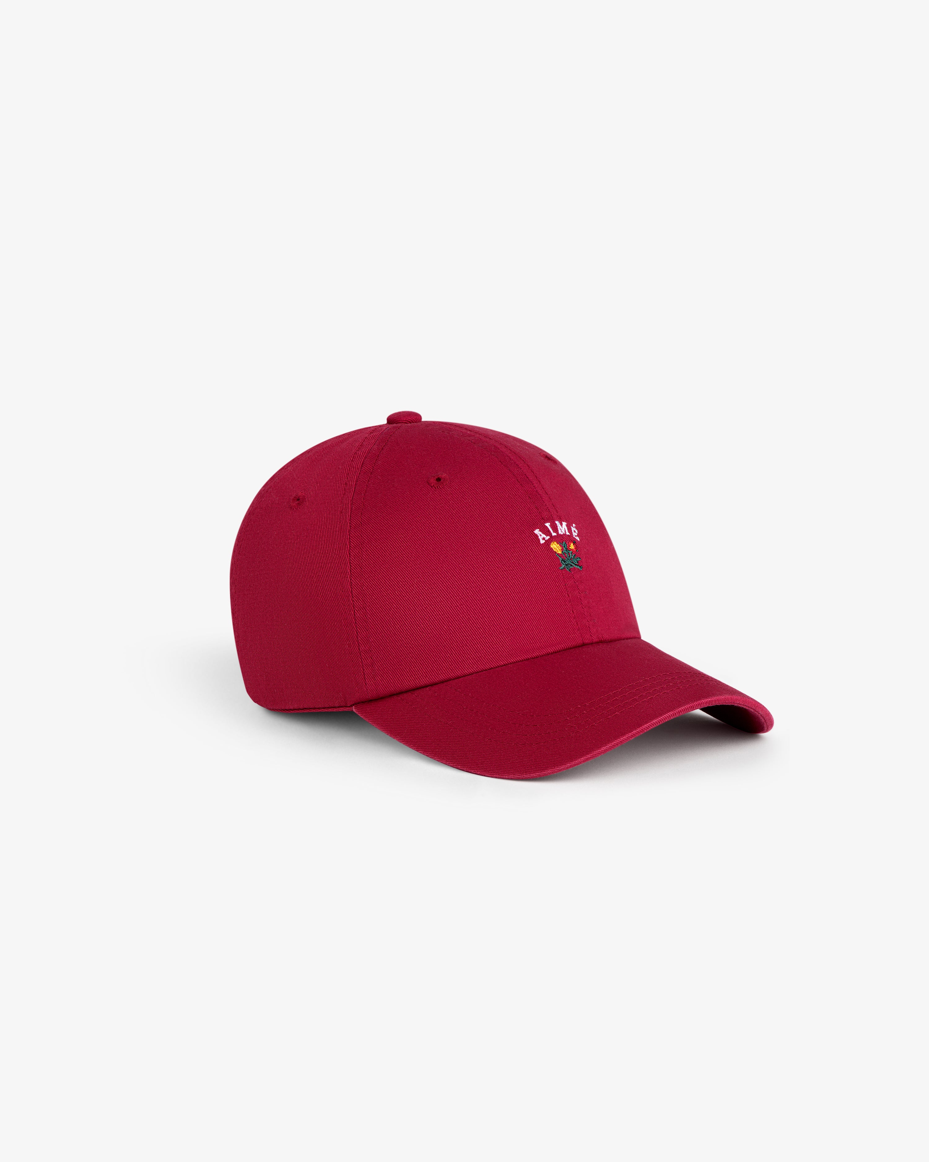aim-leon-dore-crest-logo-5-panel-cap-rot image 3