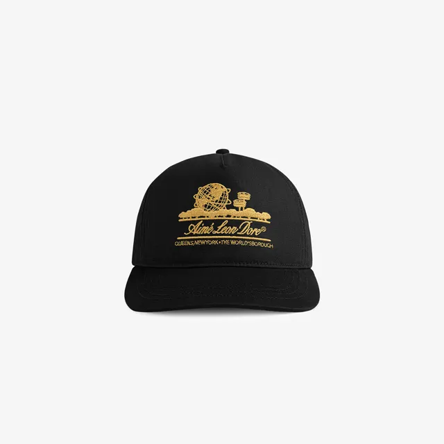 aim-leon-dore-unisphere-hat-5-panel-cap-schwarz image 1