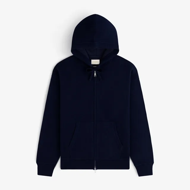 aim-leon-dore-full-zip-pavilion-cashmere-hoodie-cashmere-kapuzenjacke-navy image 1