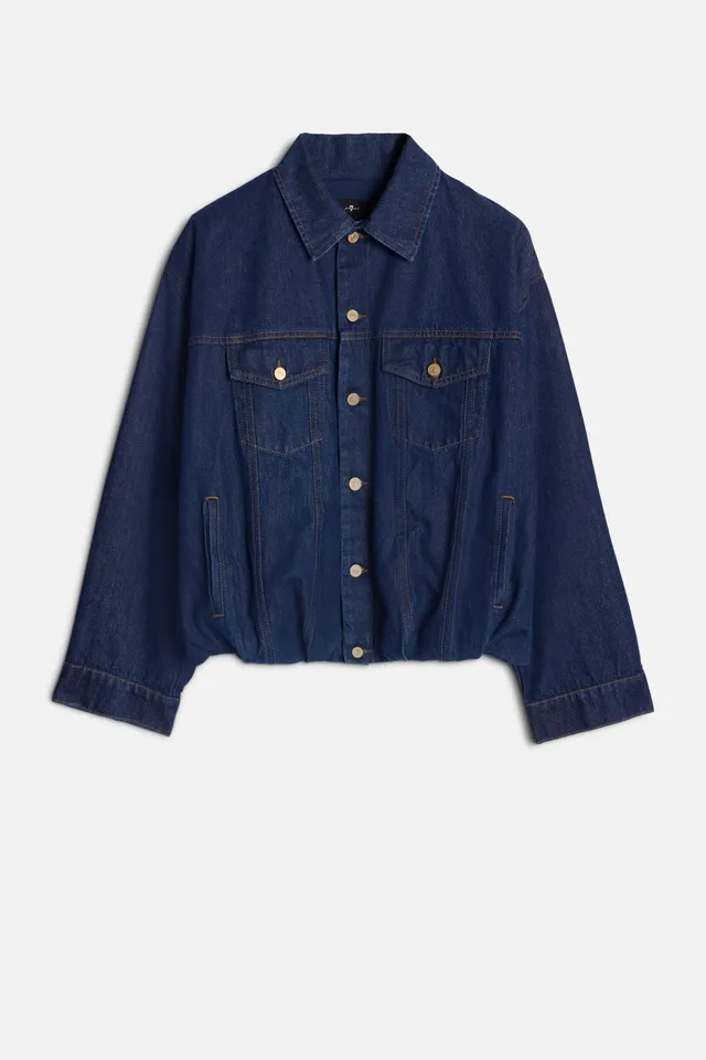 7-for-all-mankind-mankind-gathered-jeansjacke-indigo-soul-damen image 1
