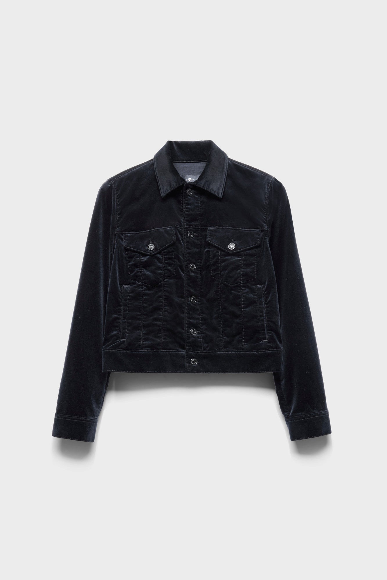 7-for-all-mankind-adi-trucker-jacket-in-velvet-black-damen-samt-jacke image 1