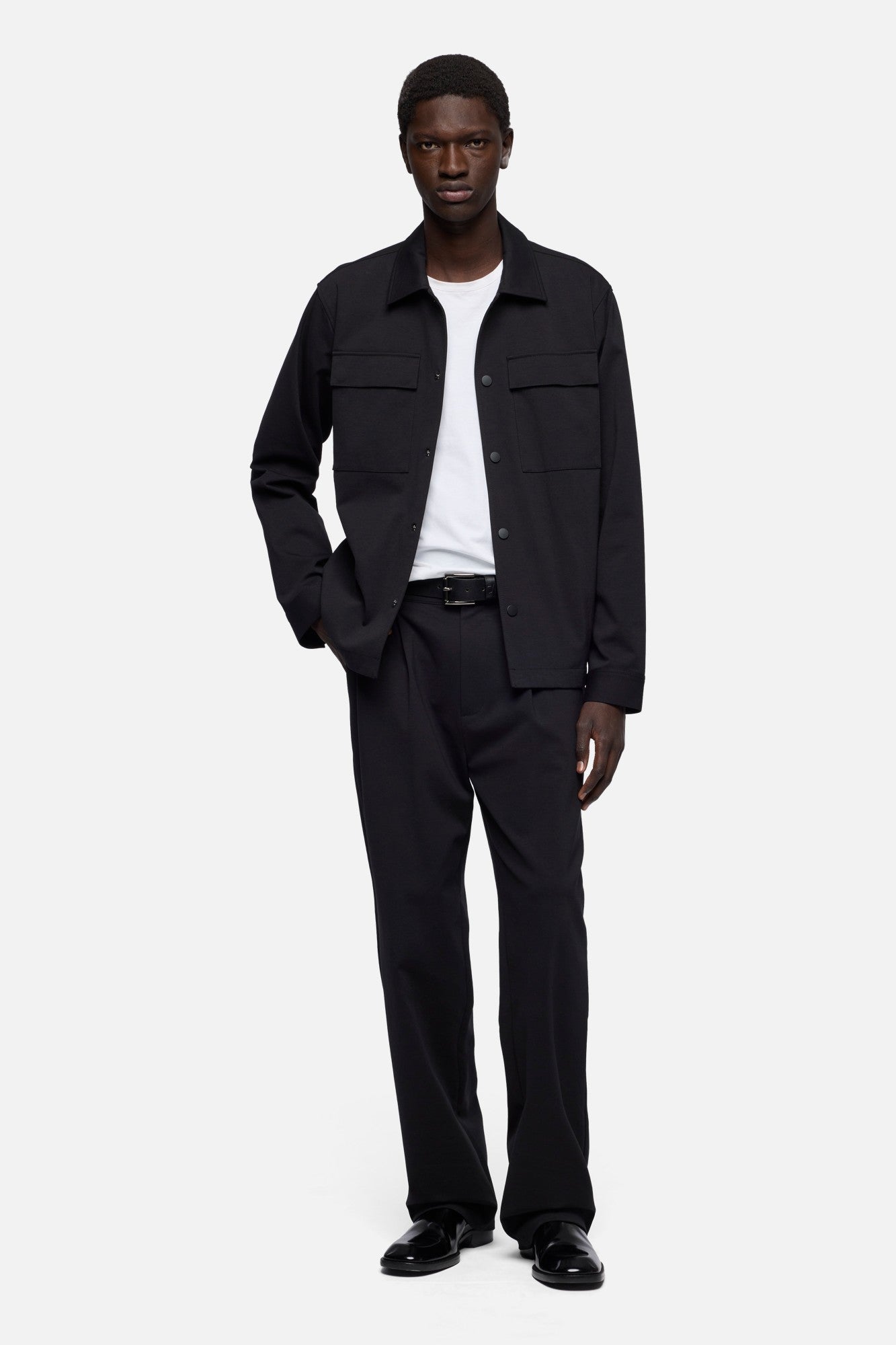 7-for-all-mankind-overshirt-luxe-performance-knit-black-herren-overshirt image 2
