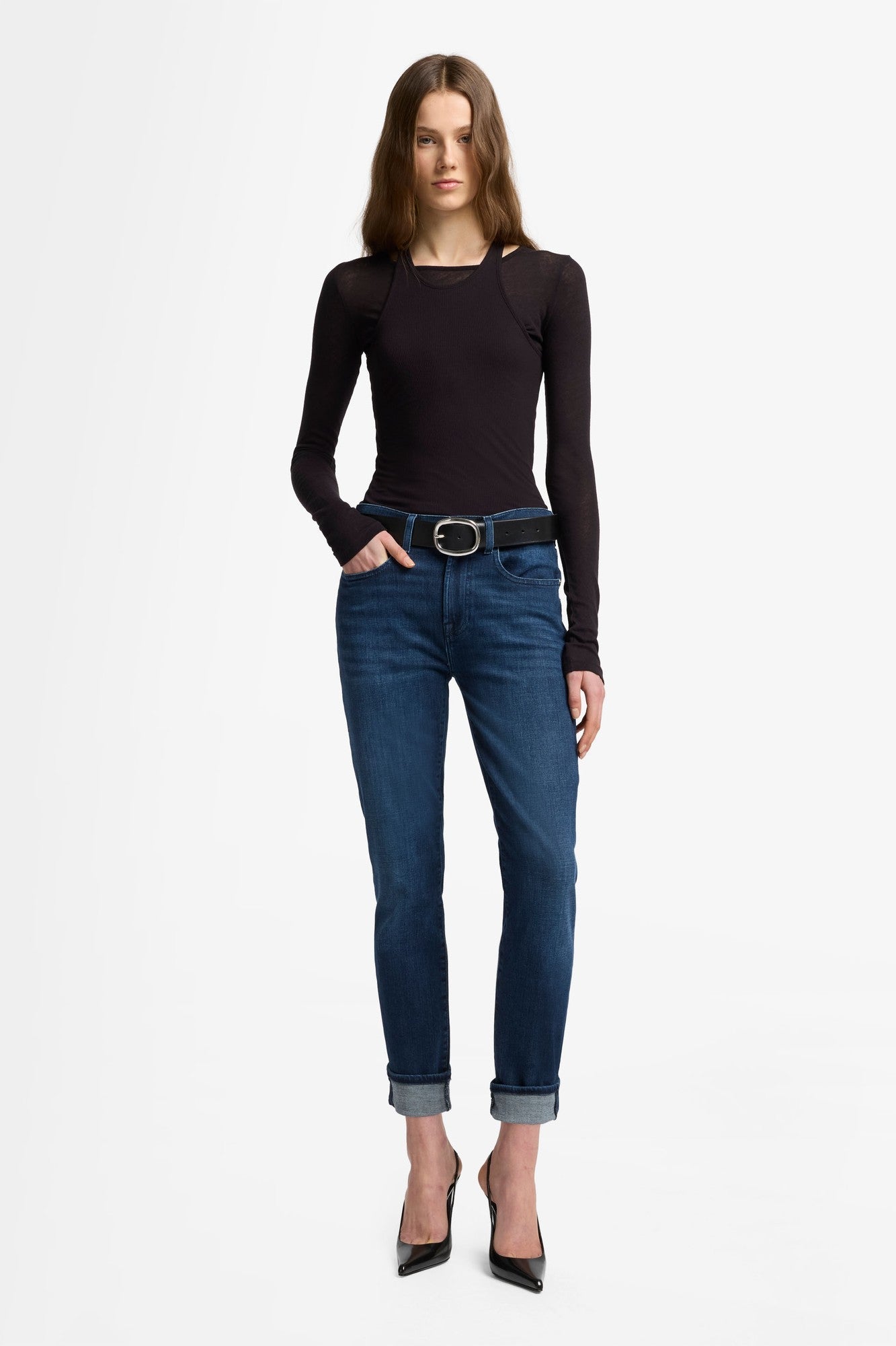 7-for-all-mankind-relaxed-skinny-slim-illusion-baltimora-damen-jeans image 2