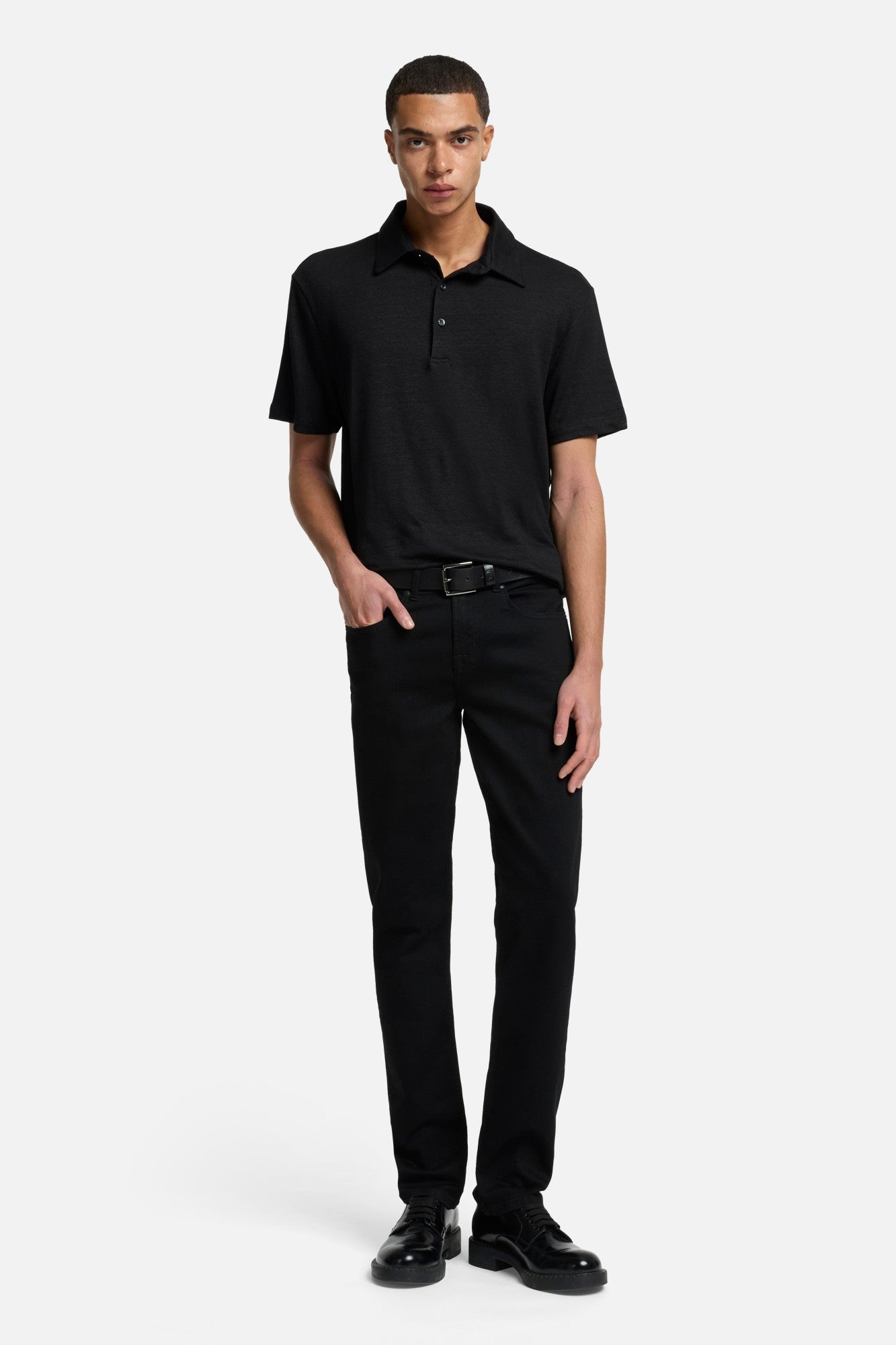 7-for-all-mankind-slimmy-slim-jeans-herren-black-onyx image 2
