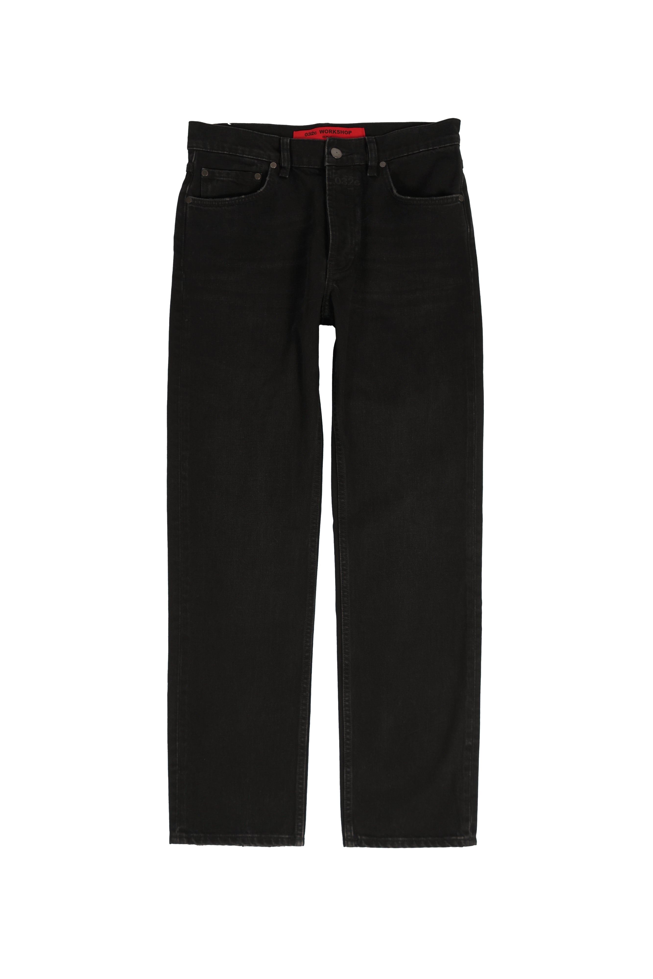 032c-straight-leg-jean-black-wash-5-pocket-denim image 1