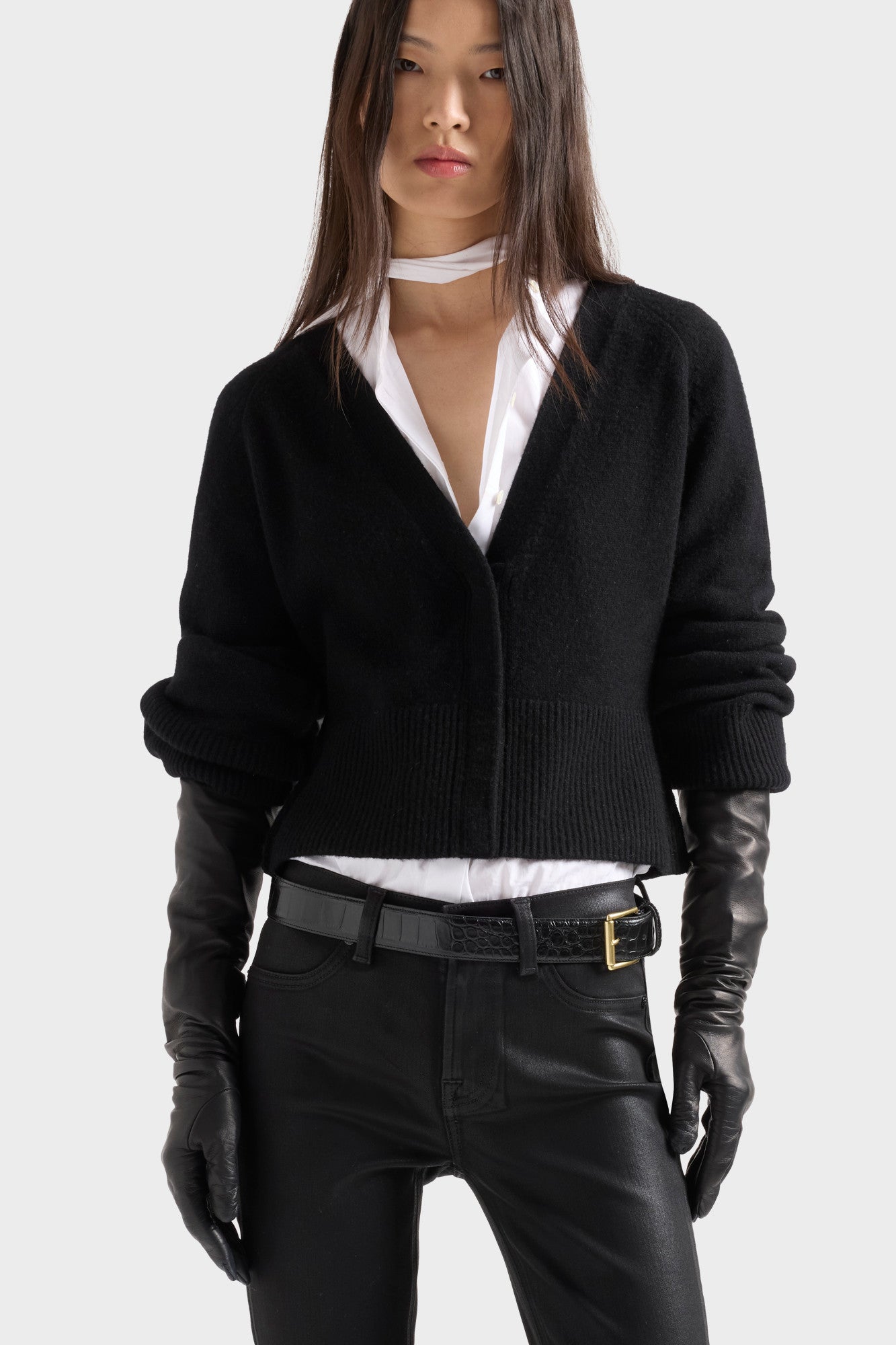 7-for-all-mankind-large-rib-cardigan-strickjacke-aus-cashmere-in-coal image 3
