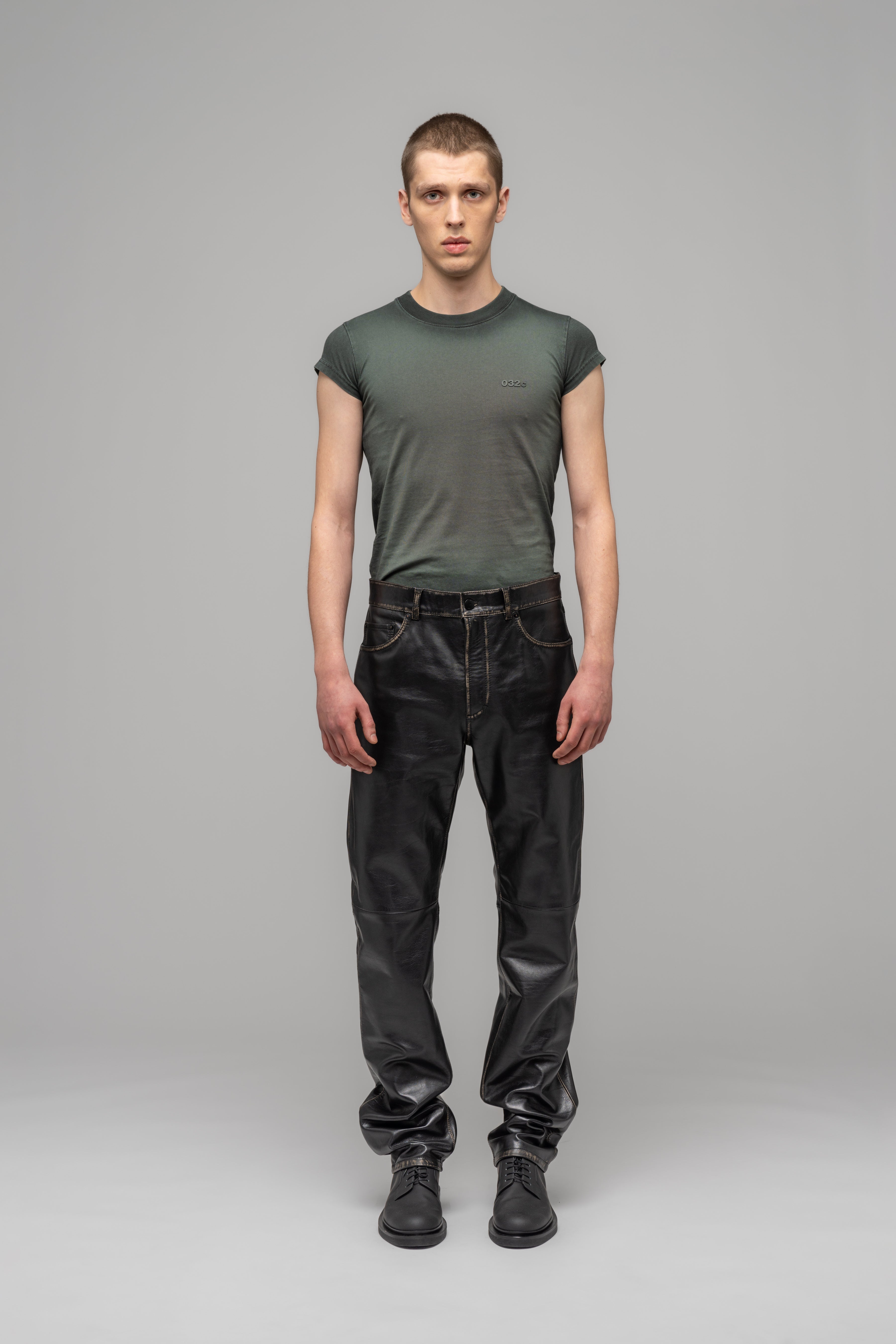032c-uma-lederhose-straight-leg-bi-color-kalbsleder image 1
