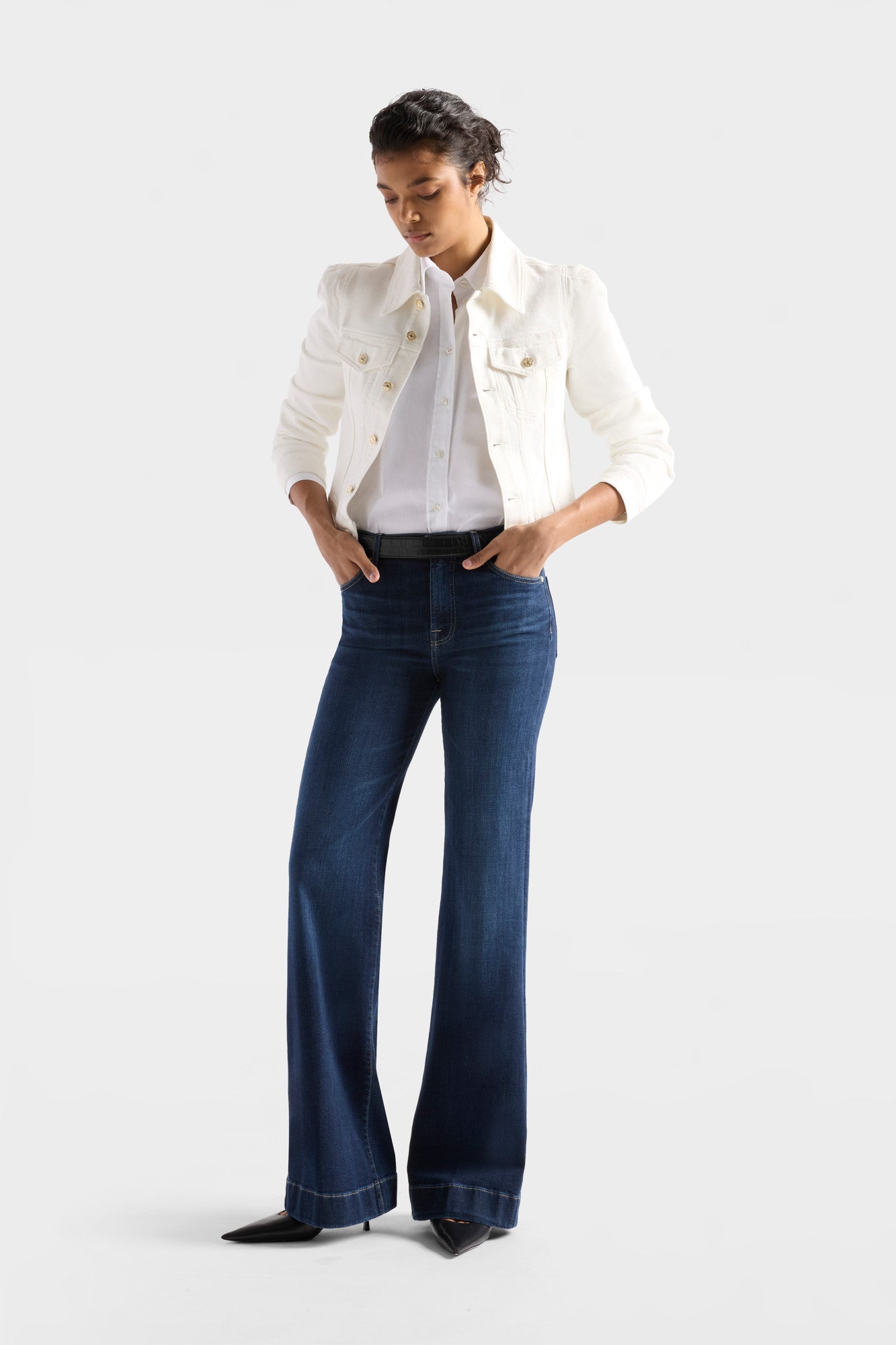 7-for-all-mankind-modern-dojo-flare-jeans-slim-illusion-deepnight-damen image 2