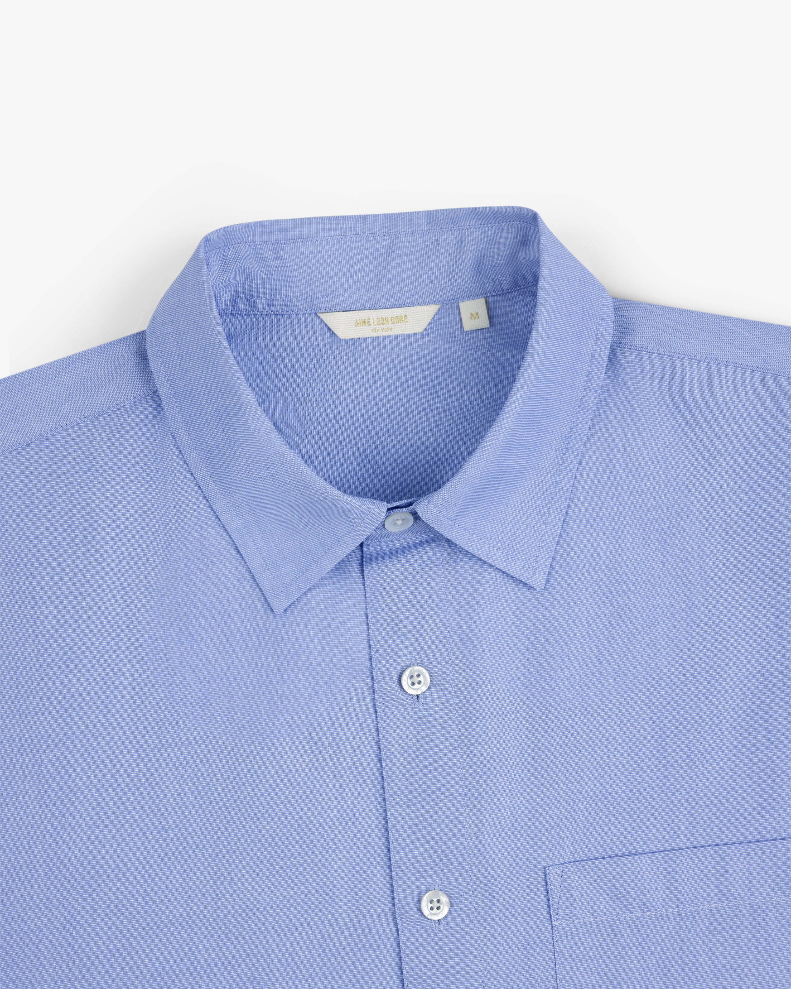 aim-leon-dore-poplin-casual-shirt-blau image 4