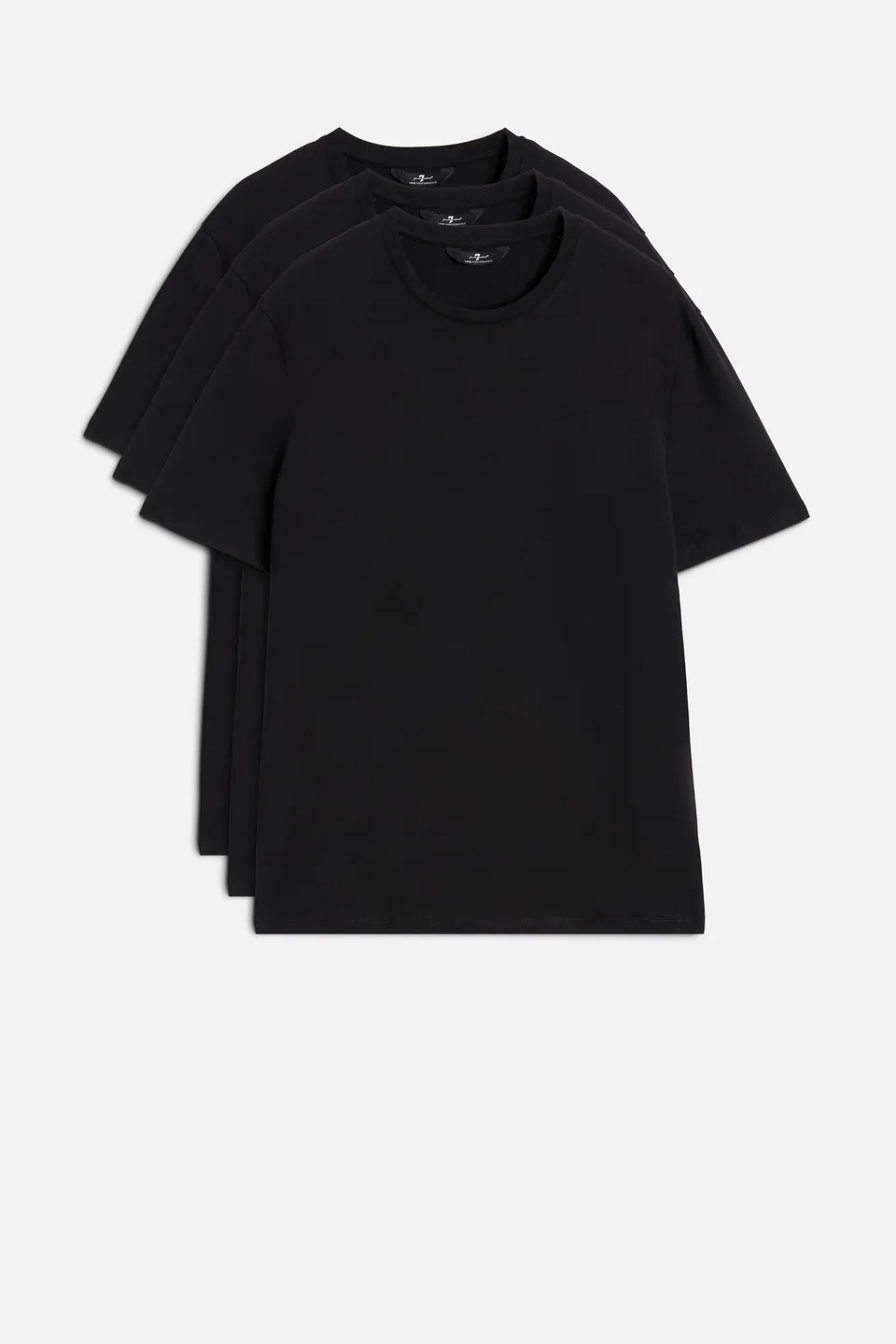 7-for-all-mankind-luxe-performance-tee-black-3er-pack-herren image 1