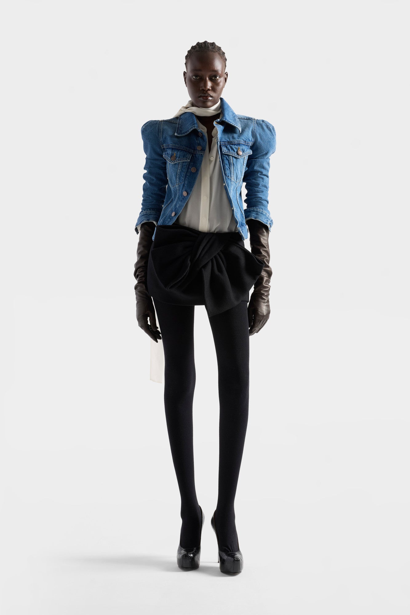 7-for-all-mankind-puff-sleeve-trucker-jacket-damen-jeansjacke-denim-midtown image 2
