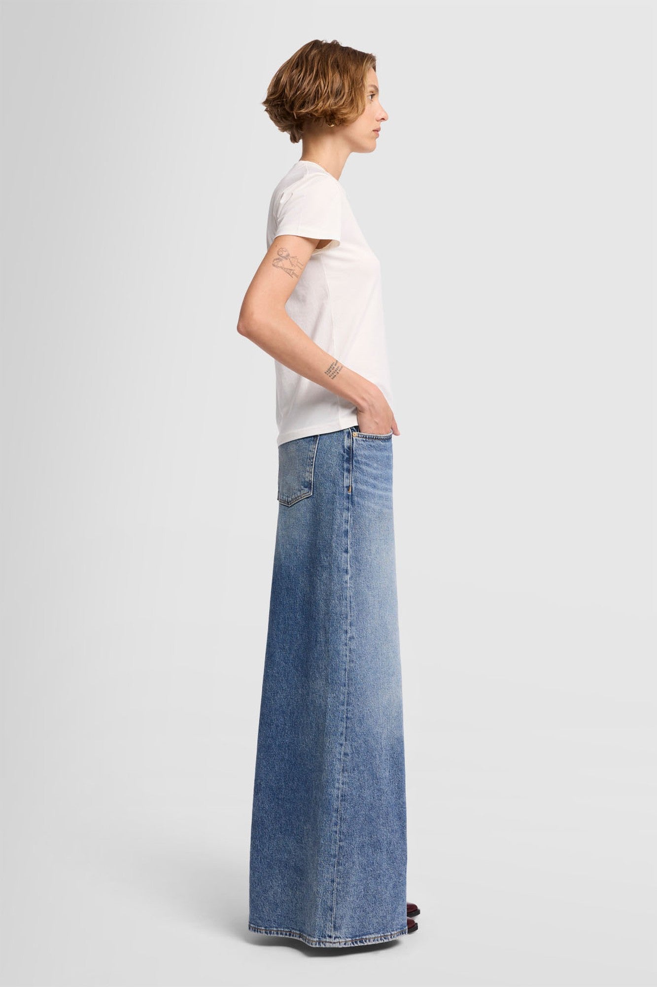 7-for-all-mankind-short-sleeve-basic-tee-white-damen-t-shirt image 5