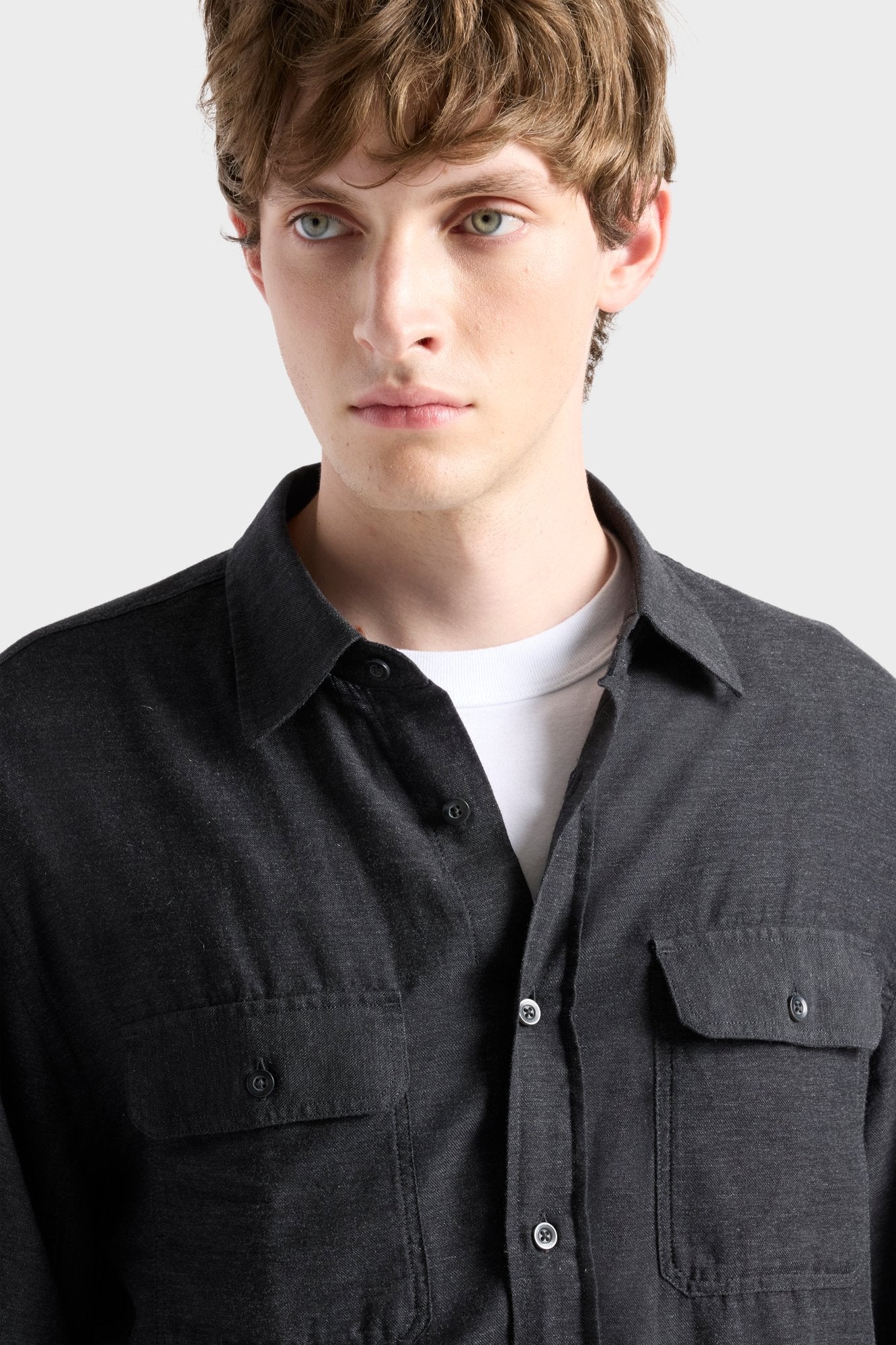 7-for-all-mankind-military-shirt-cotton-cashmere-dark-grey-herrenhemd image 4