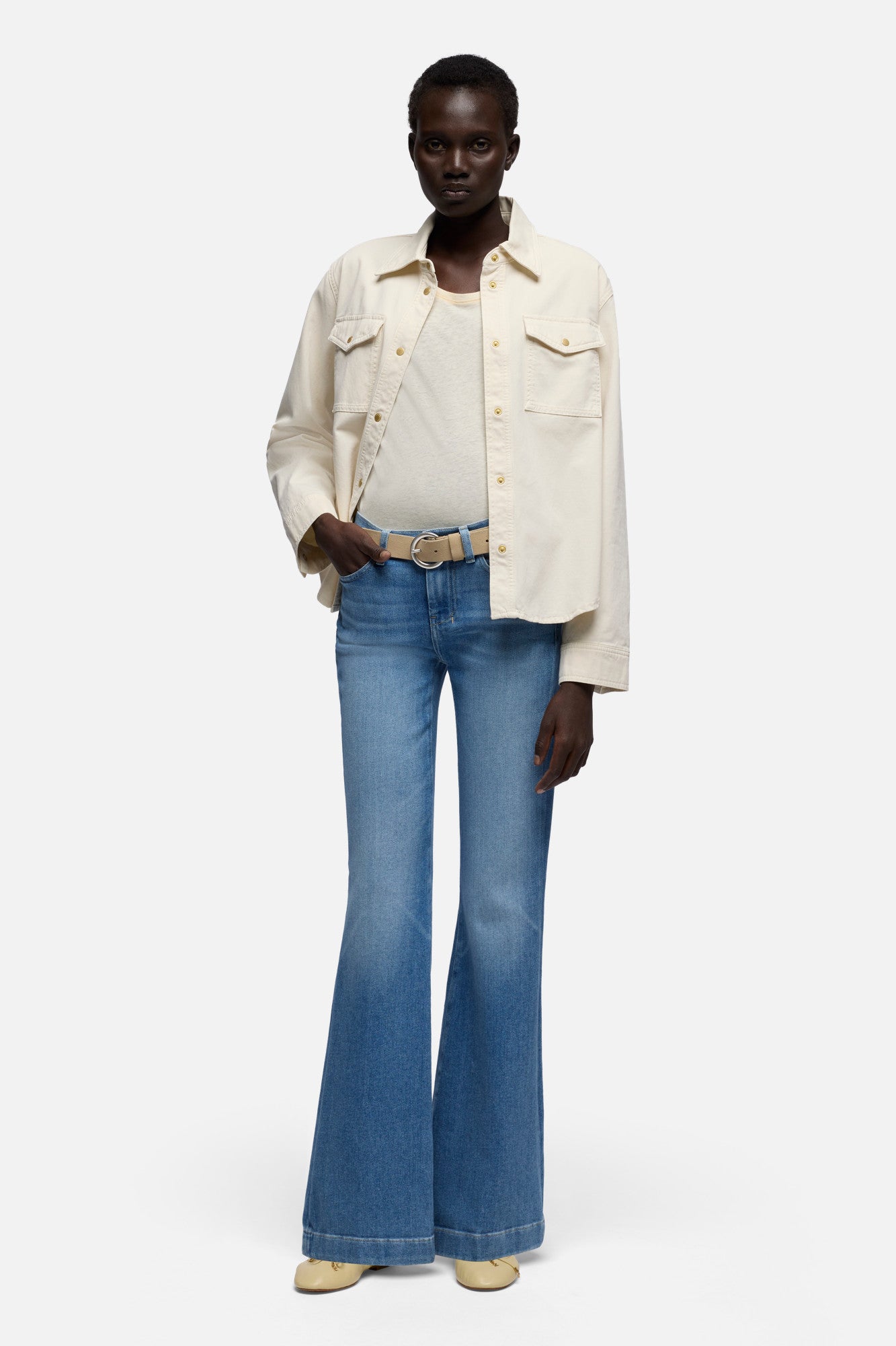 7-for-all-mankind-dojo-flare-jeans-bluehaven-damen image 2