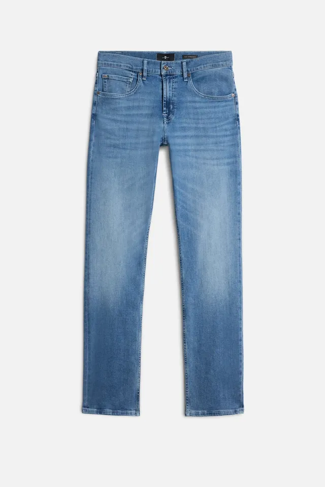 7-for-all-mankind-the-straight-herren-jeans-in-denim-tail image 1