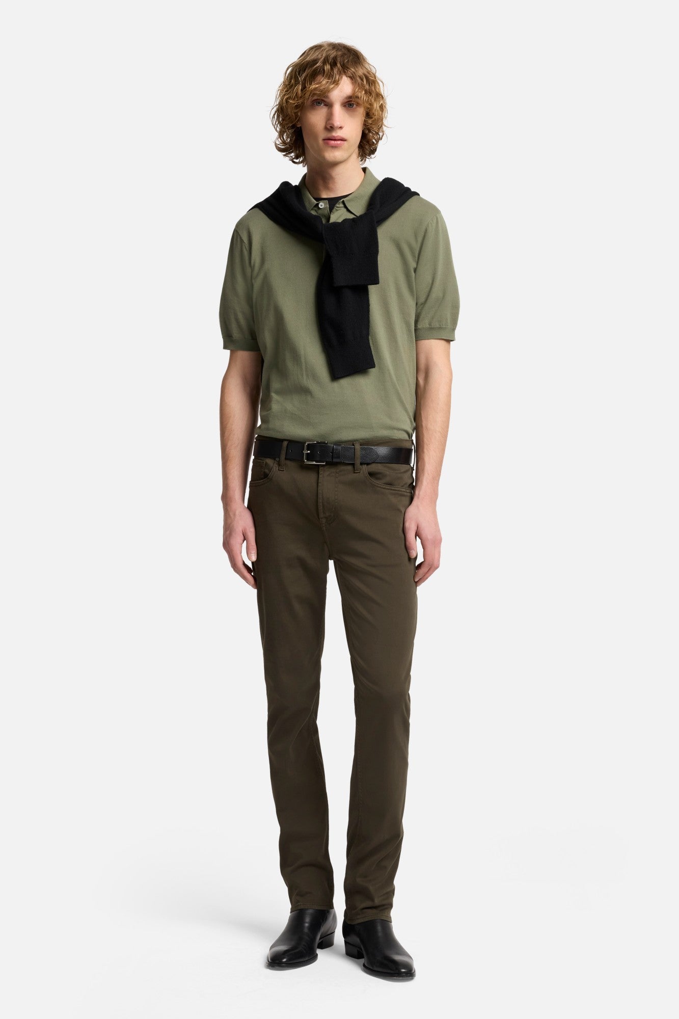 7-for-all-mankind-luxe-performance-sateen-slimmy-hose-herren-dark-olive image 2
