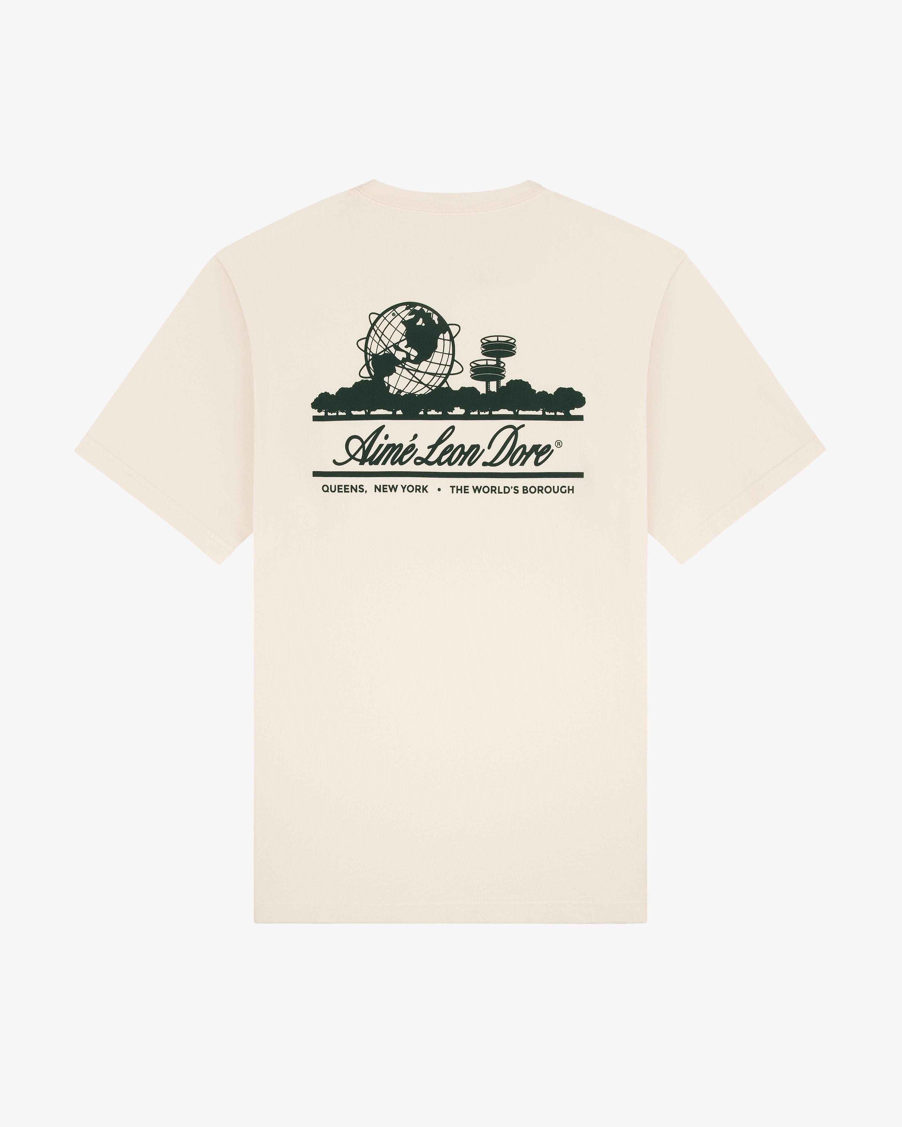 aim-leon-dore-unisphere-tee-cream image 2