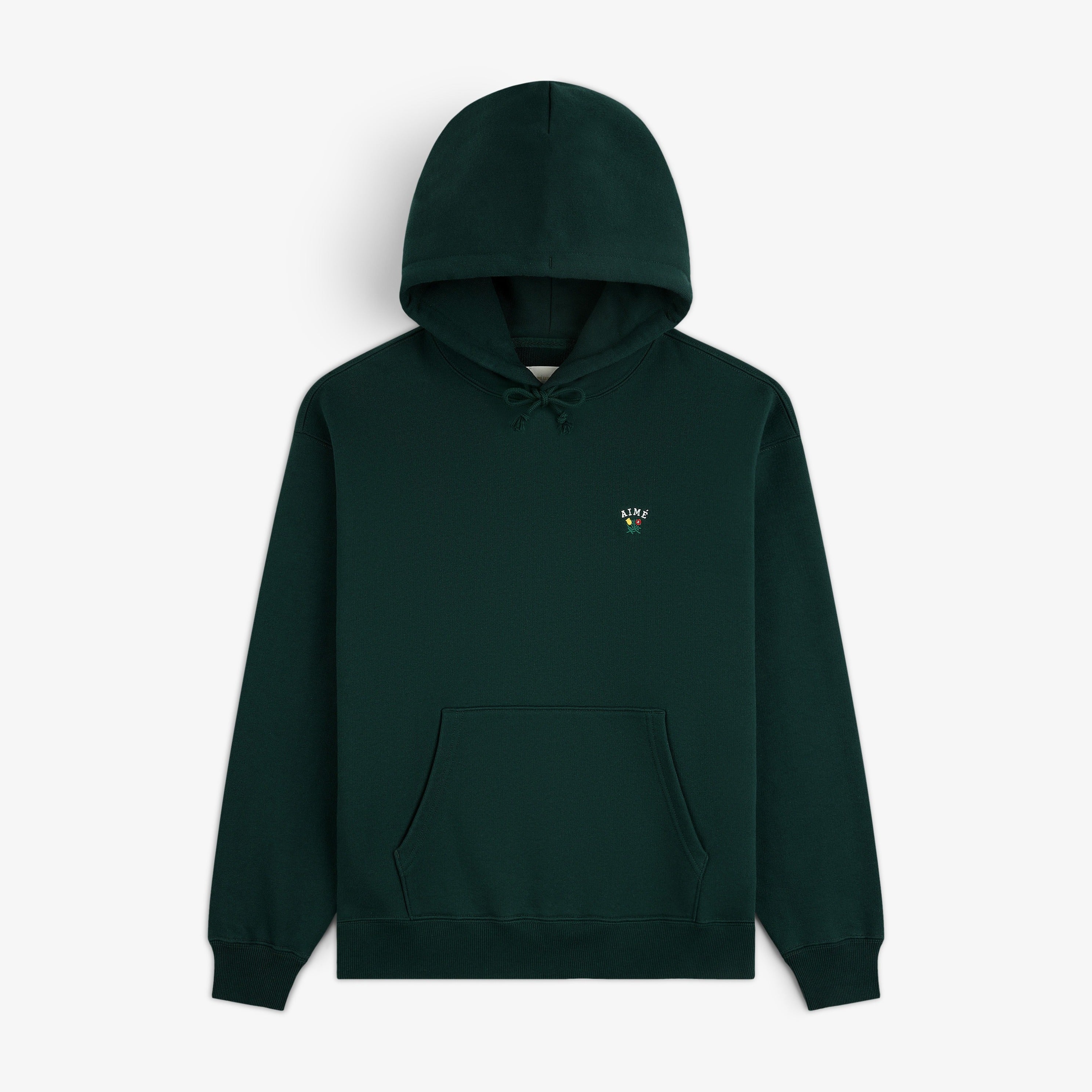aim-leon-dore-crest-hoodie-aus-schwerer-baumwolle-gr-n image 1