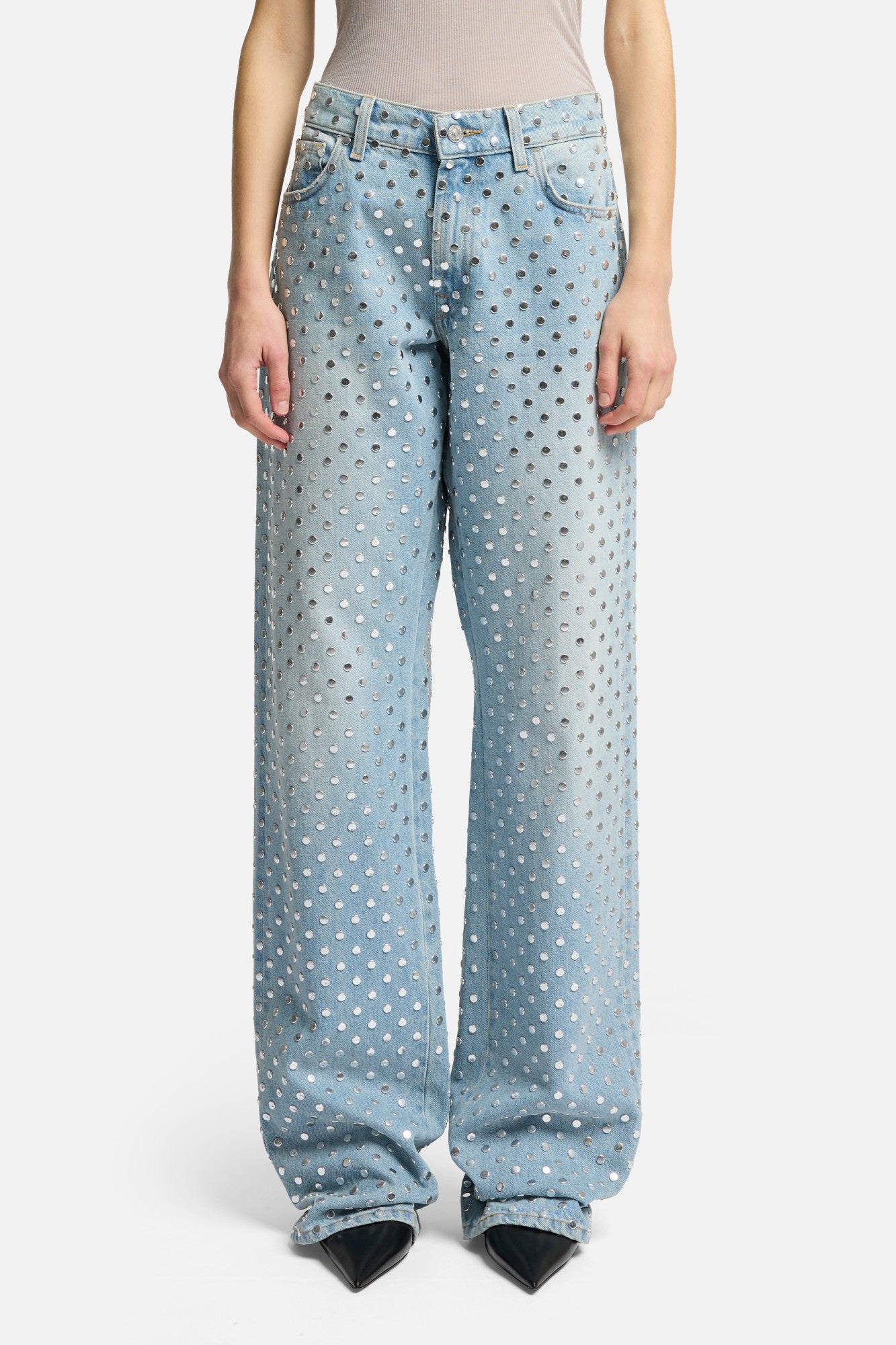 7-for-all-mankind-studded-straight-trouser-bleach-damen image 3