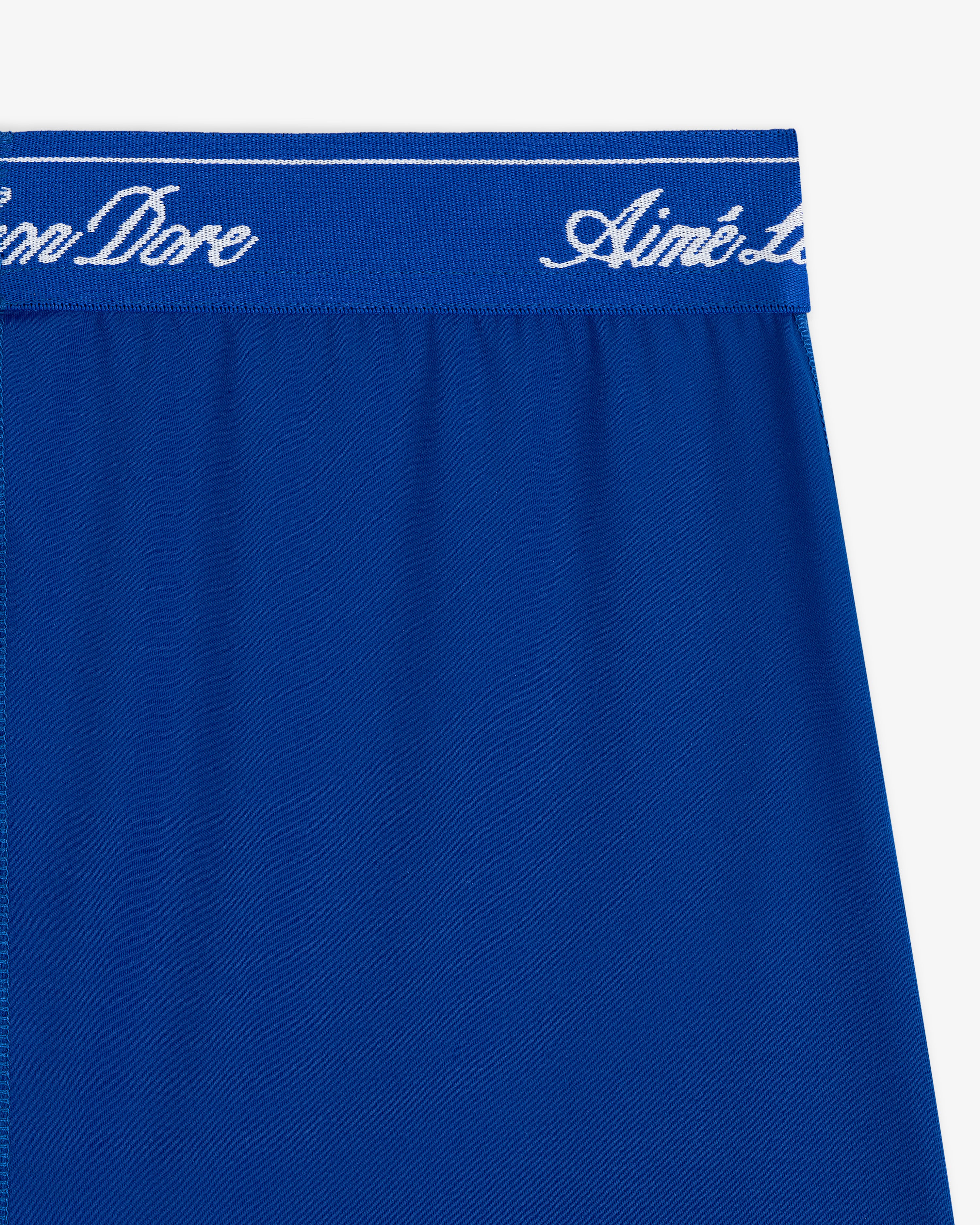 aim-leon-dore-logo-biker-short-damen-stretch-jersey-blau-slim-fit image 4