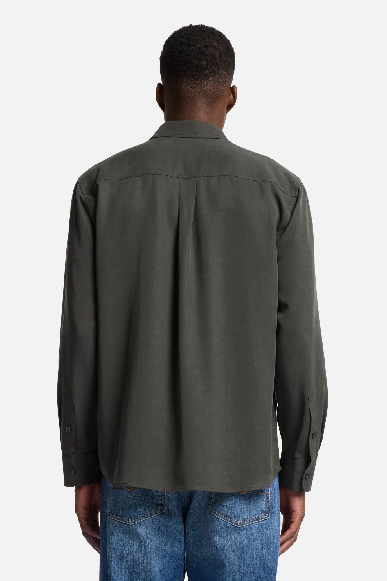 7-for-all-mankind-fluid-military-herrenhemd-forest-green image 5