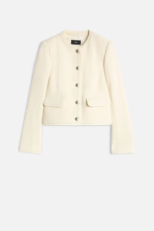 7-for-all-mankind-boucle-jacke-ivory image 1