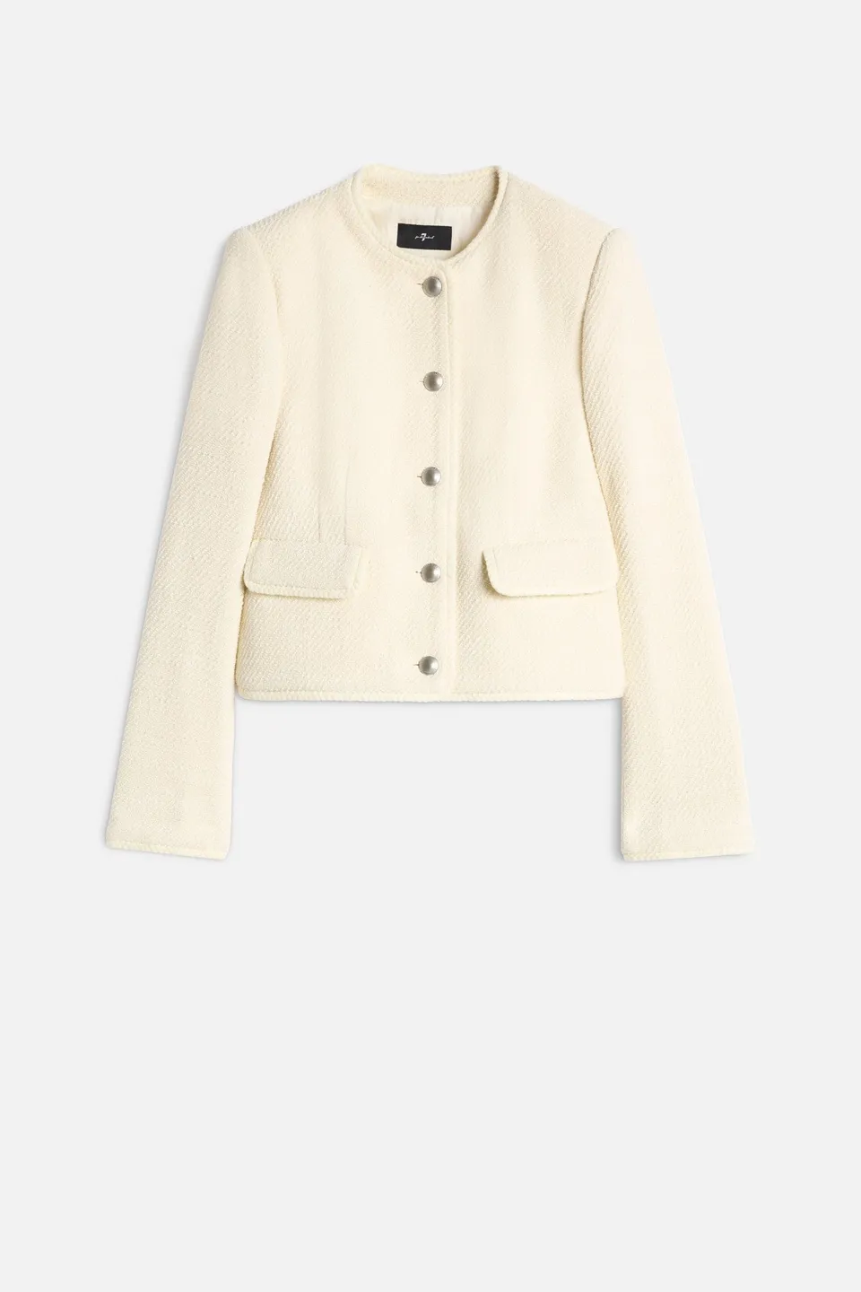 7-for-all-mankind-boucle-jacke-ivory image 1