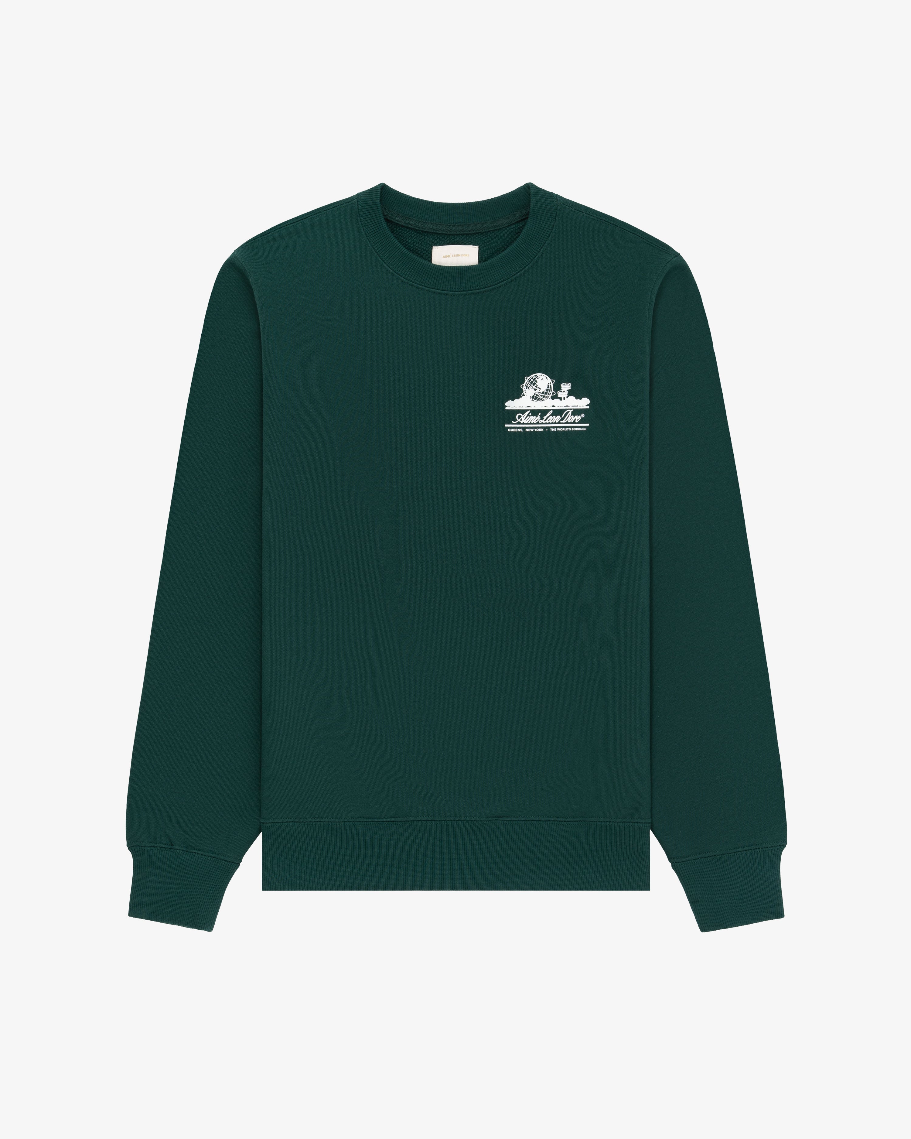 aim-leon-dore-unisphere-crewneck-sweatshirt-gr-n image 5