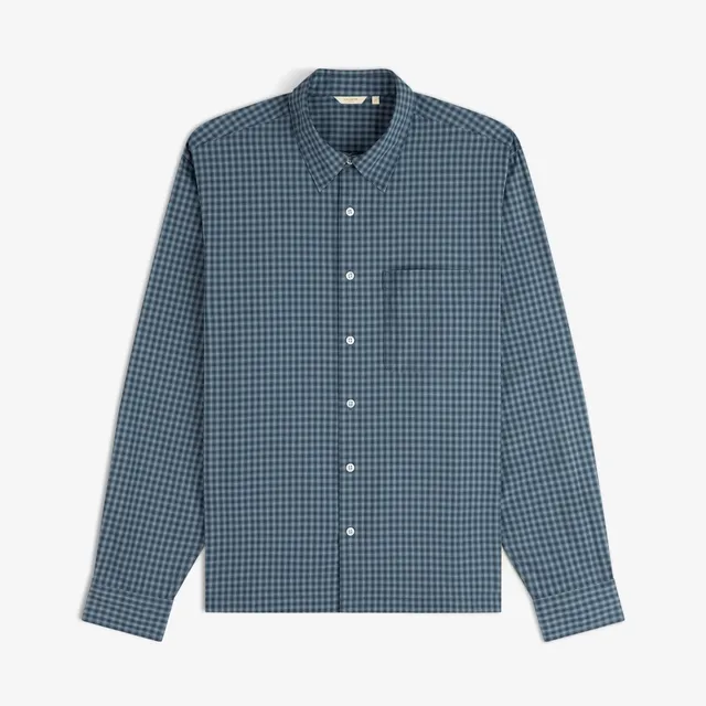aim-leon-dore-plaid-casual-shirt-blaues-karohemd-regular-fit image 1