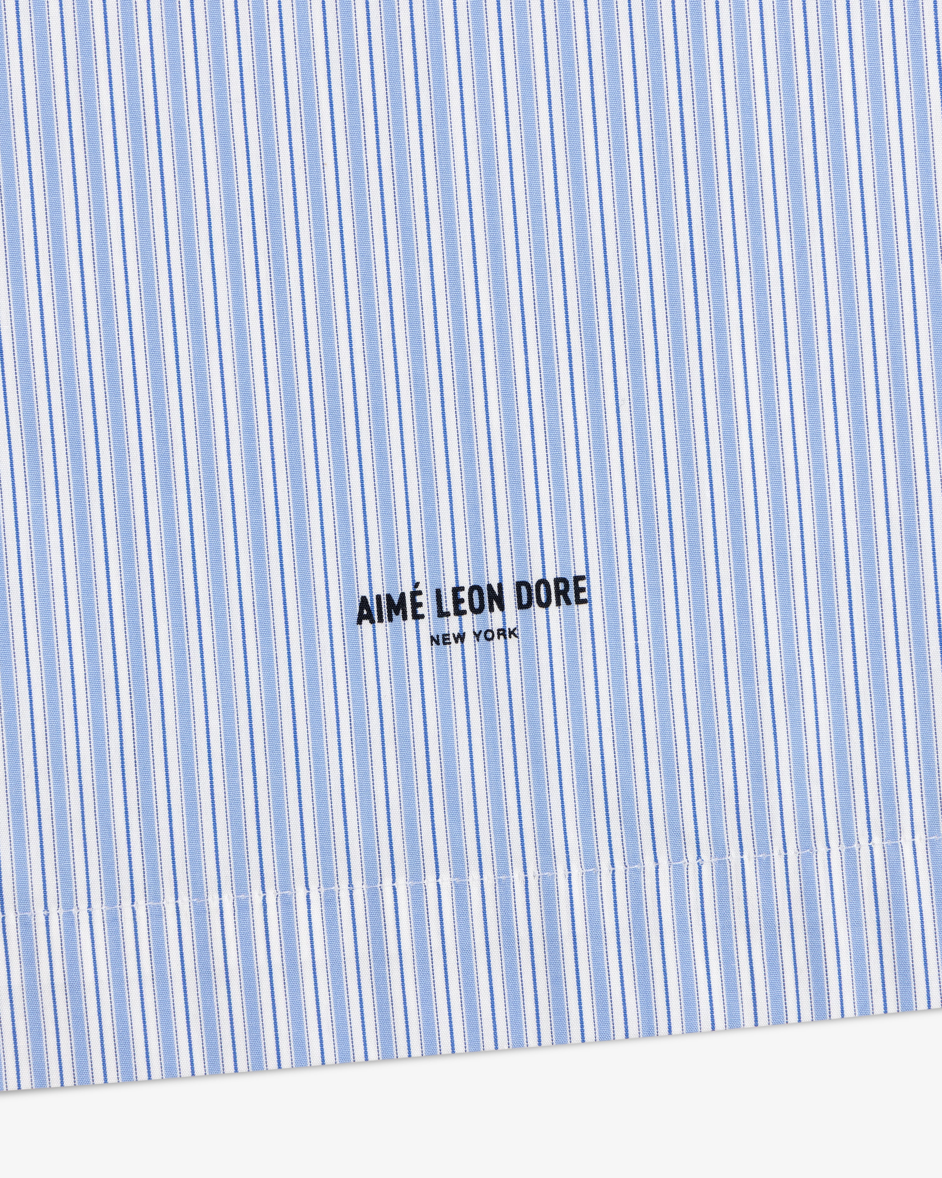 aim-leon-dore-poplin-casual-shirt-blau-streifen image 4