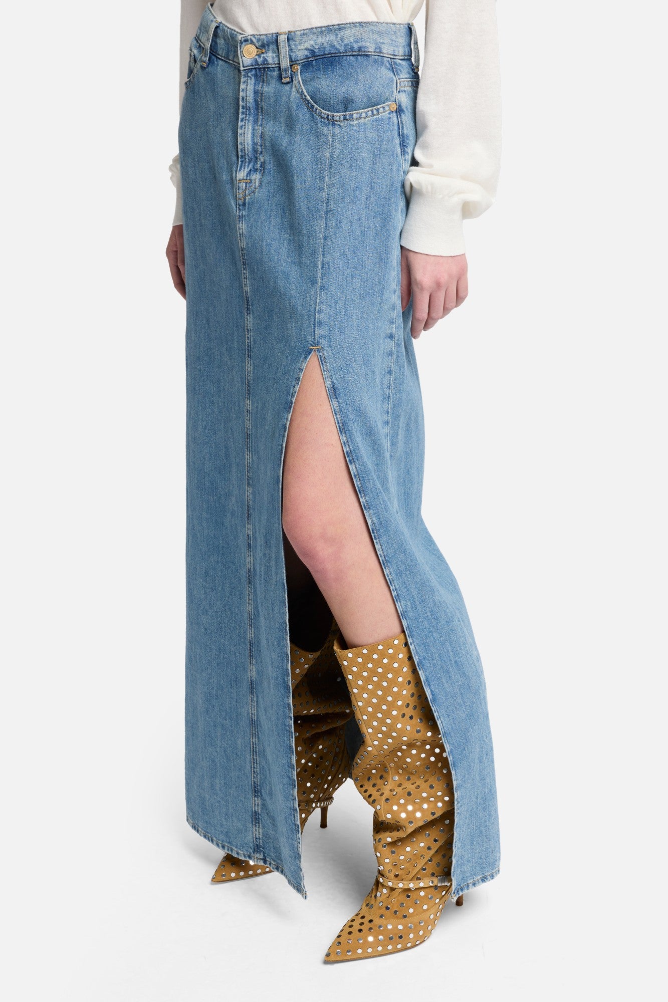 7-for-all-mankind-indigo-linen-maxi-skirt-arizona-damen image 4