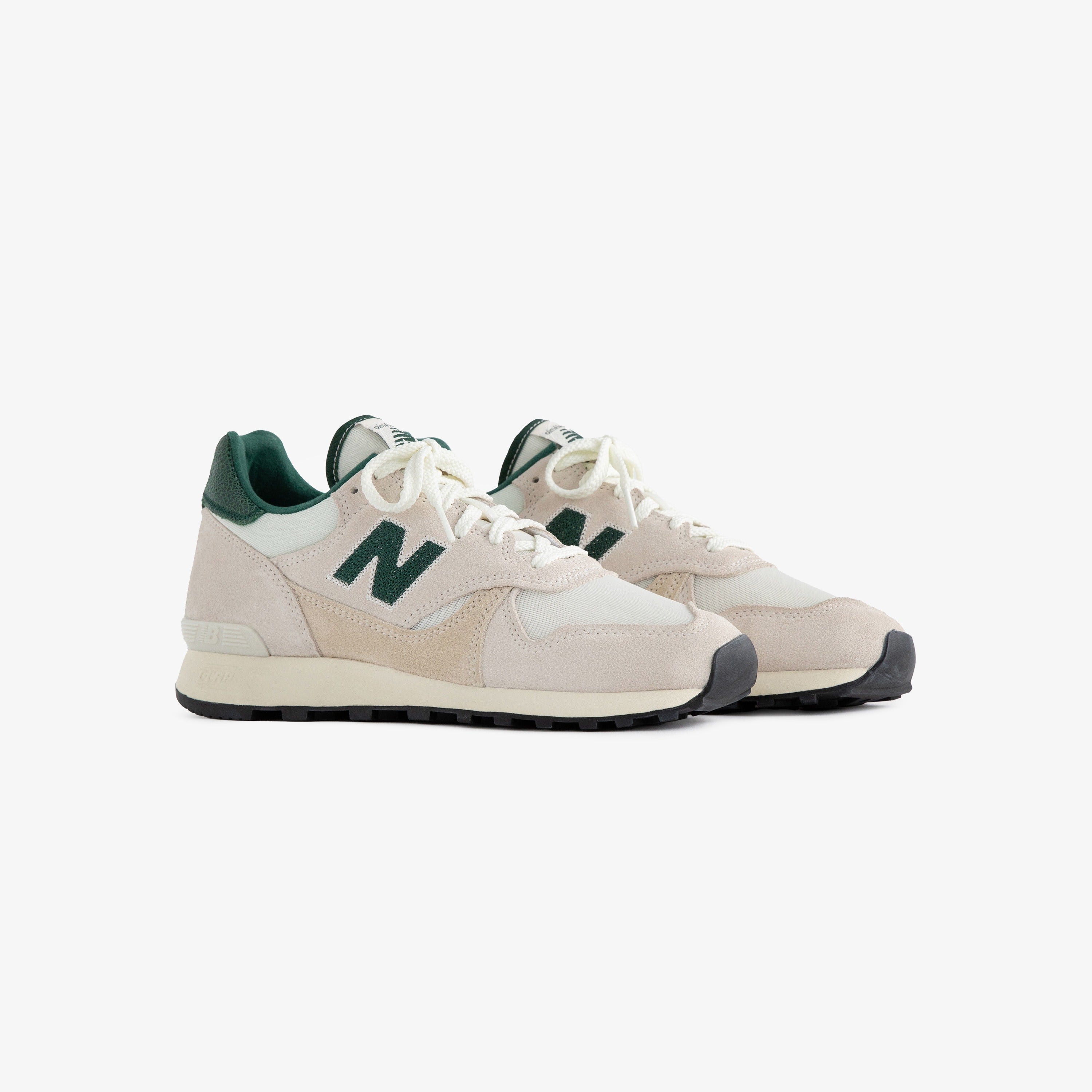aim-leon-dore-ald-new-balance-475-green-sneaker-aus-suede-mesh image 1