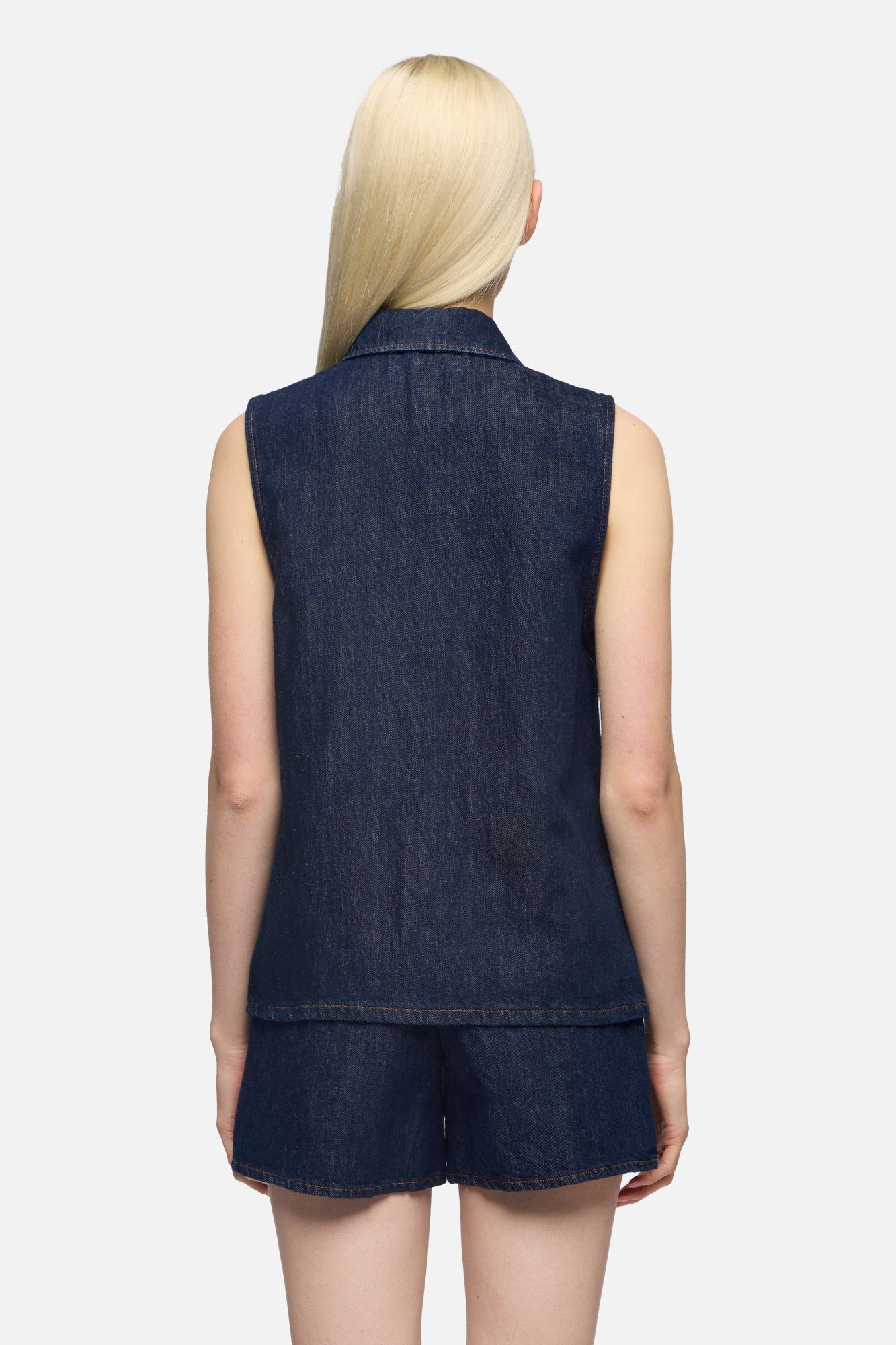 7-for-all-mankind-sleeveless-shirt-bluse-indigo-linen-blossom image 5