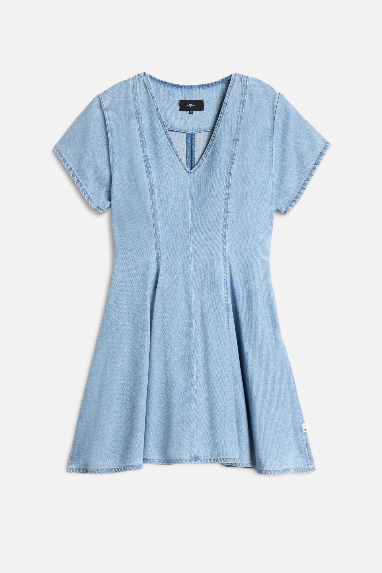 7-for-all-mankind-flared-dress-hana-damen-jeans-kleid image 1