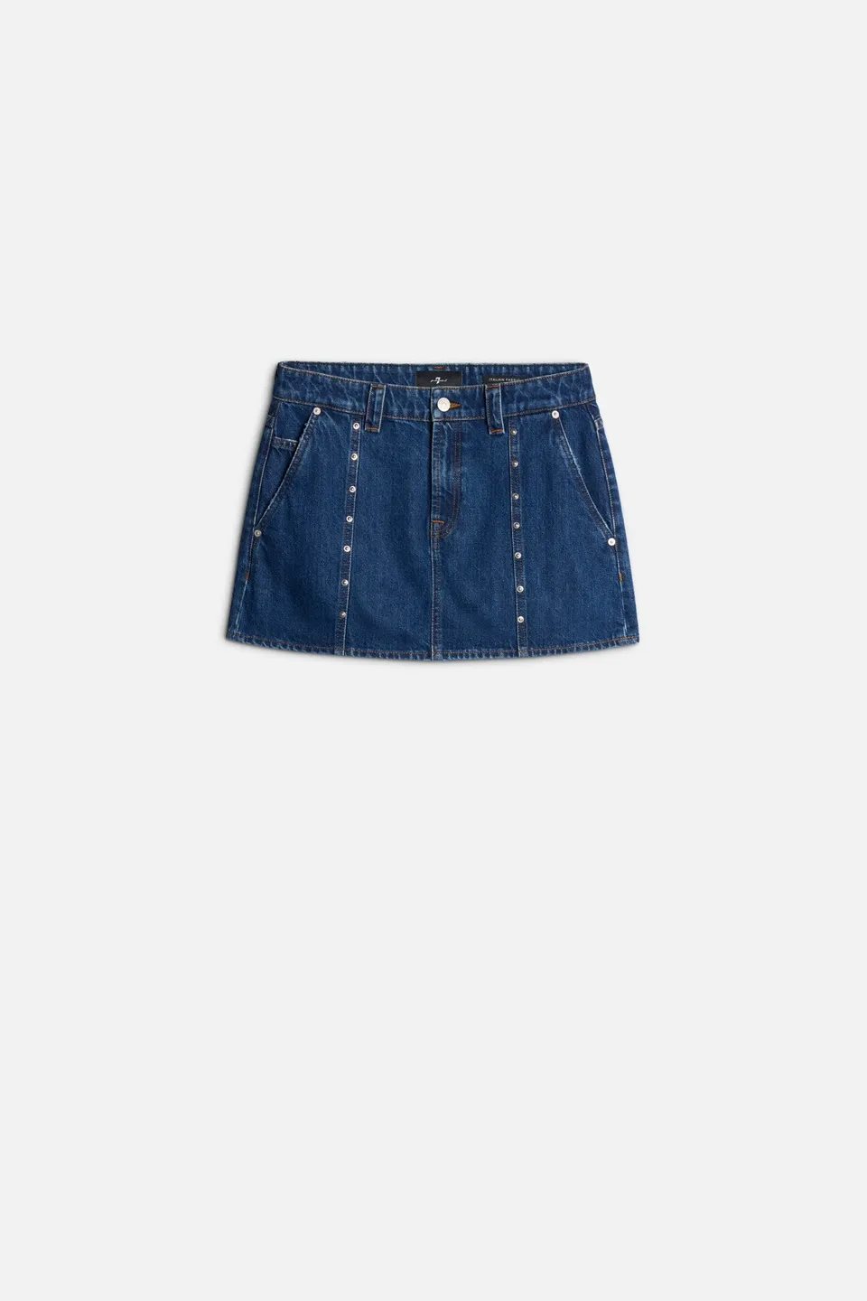 mankind-milly-studded-mini-rock-damen-le-blue image 1