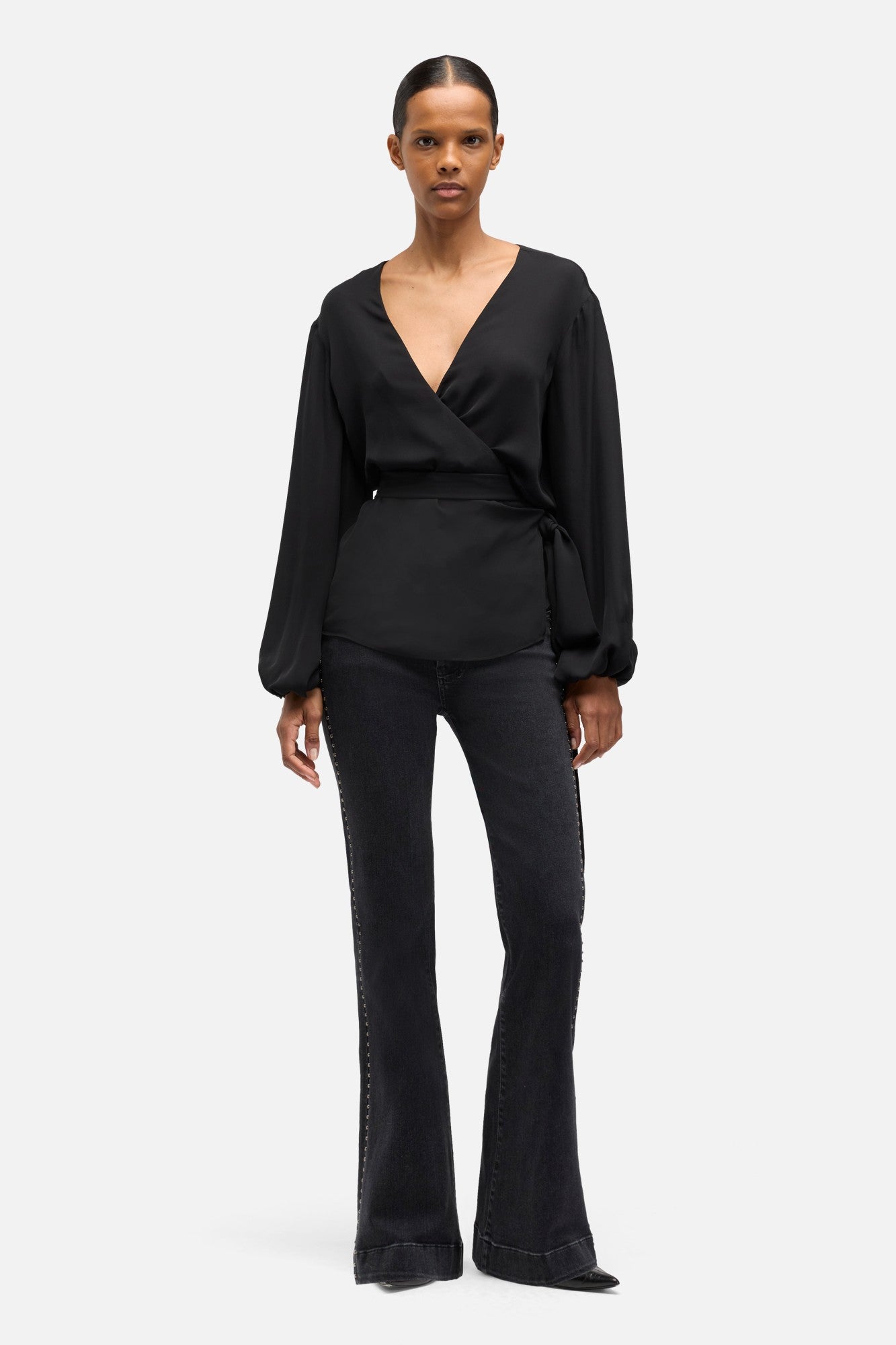 7-for-all-mankind-tailorless-dojo-jeans-slim-illusion-escape-damen-schwarz image 2