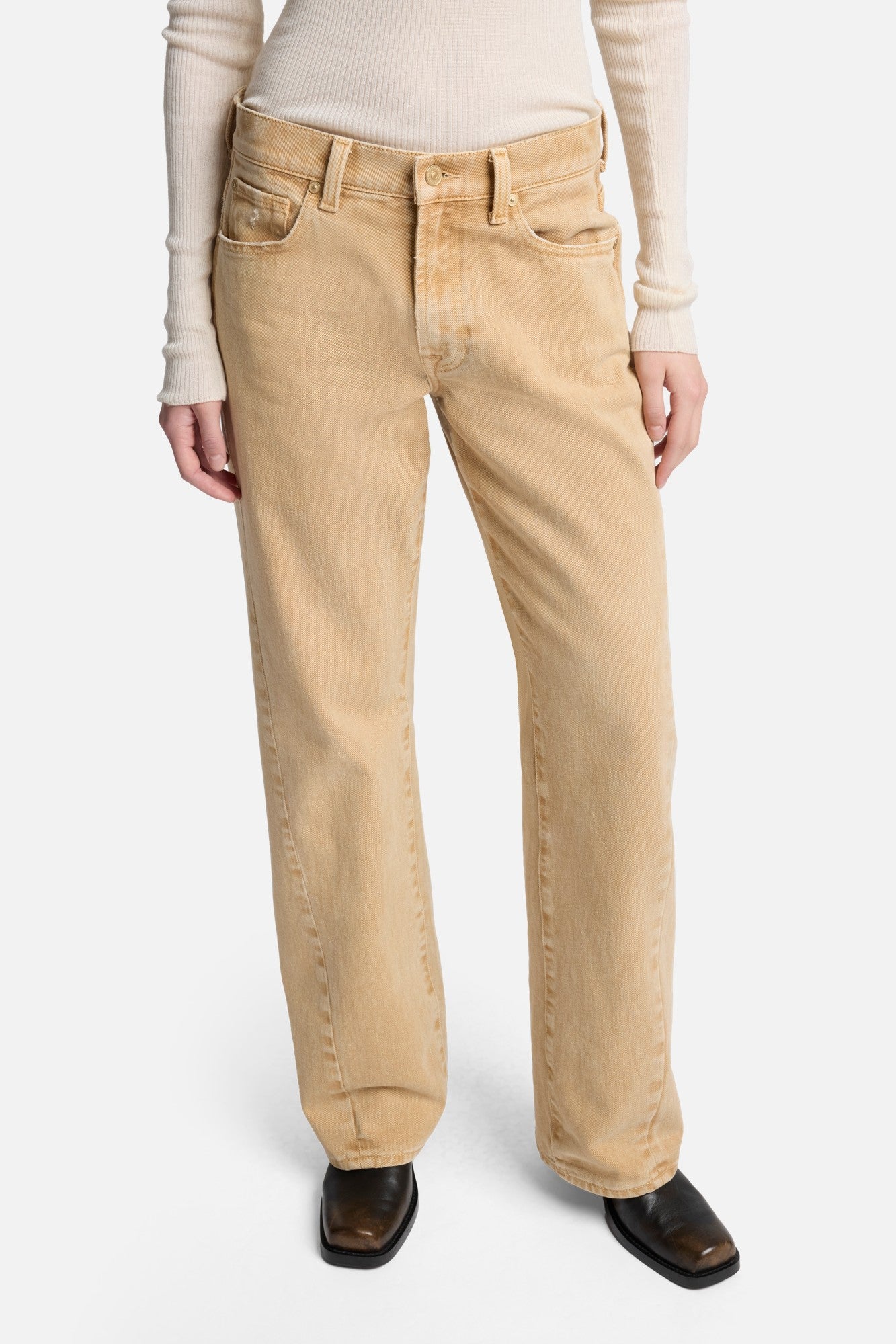 7-for-all-mankind-mankind-twisted-tess-trouser-damen-sand-dune image 8