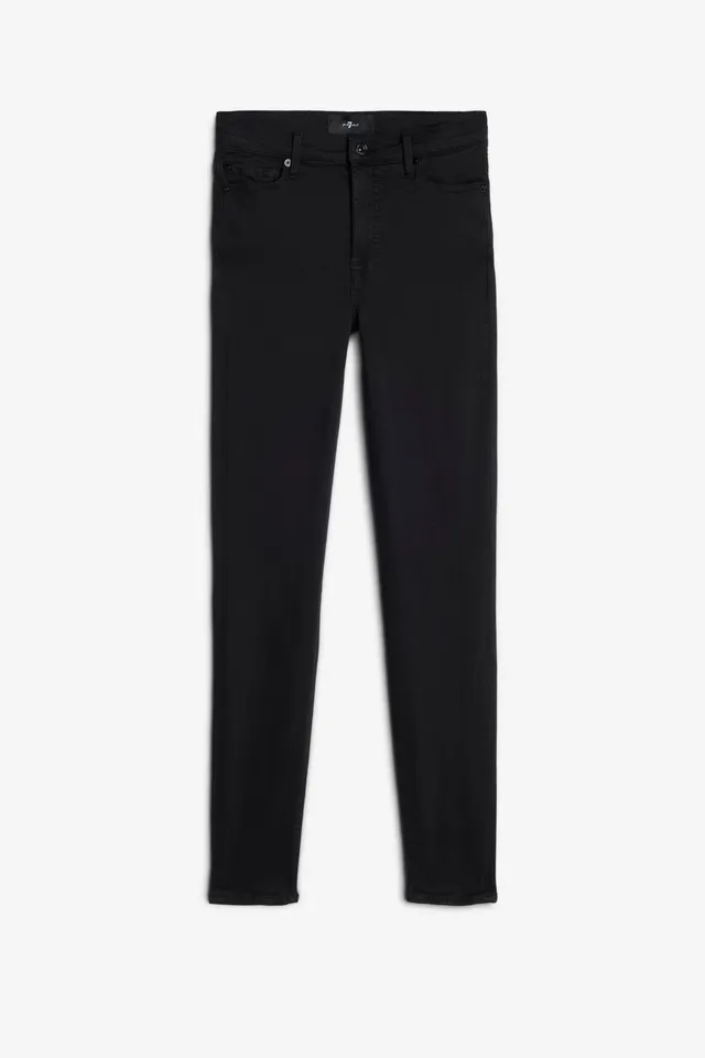7-for-all-mankind-the-skinny-high-waist-jeans-slim-illusion-rinsed-black image 1