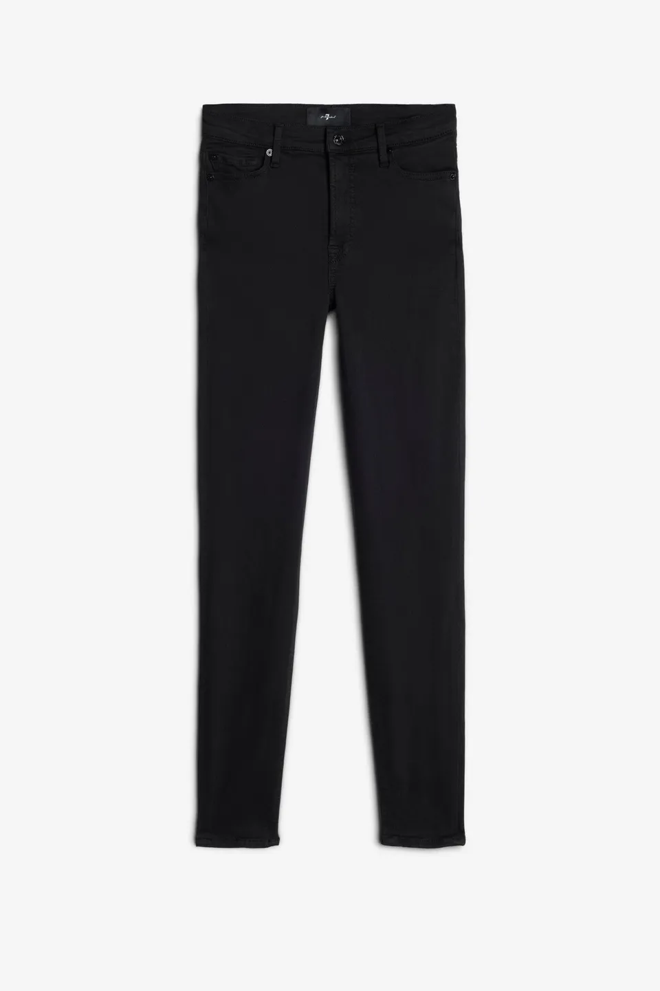 7-for-all-mankind-the-skinny-high-waist-jeans-slim-illusion-rinsed-black image 1